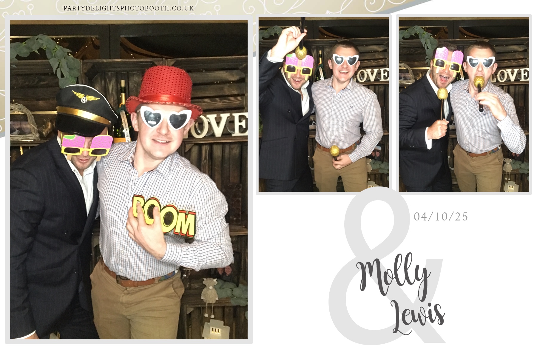 Molly & Lewis Wedding | View more photos from the event at gallery.partydelightsphotobooth.co.uk/u/PartyDelightsPhotoBooth/Molly-Lewis-Wedding