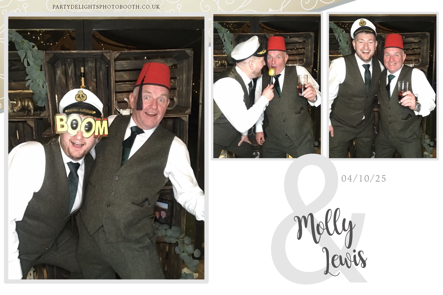 Molly & Lewis Wedding | View more photos from the event at gallery.partydelightsphotobooth.co.uk/u/PartyDelightsPhotoBooth/Molly-Lewis-Wedding