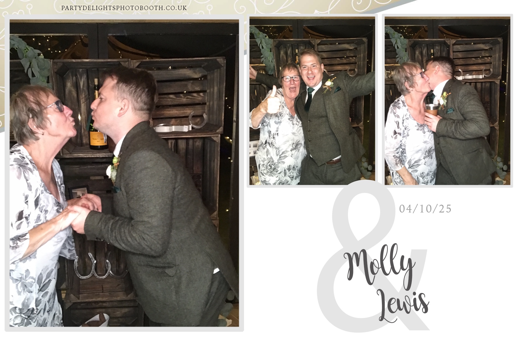 Molly & Lewis Wedding | View more photos from the event at gallery.partydelightsphotobooth.co.uk/u/PartyDelightsPhotoBooth/Molly-Lewis-Wedding