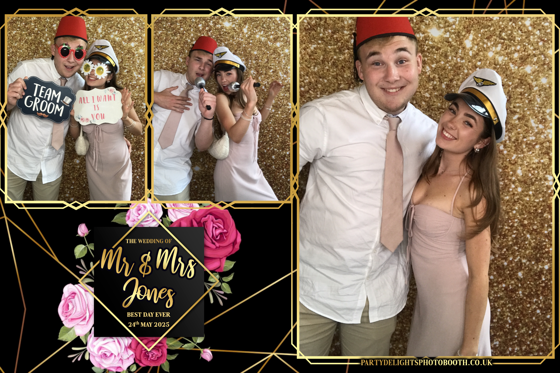 Mr & Mrs Jones Wedding | View more photos from the event at gallery.partydelightsphotobooth.co.uk/u/PartyDelightsPhotoBooth/Mr-Mrs-Jones-Wedding