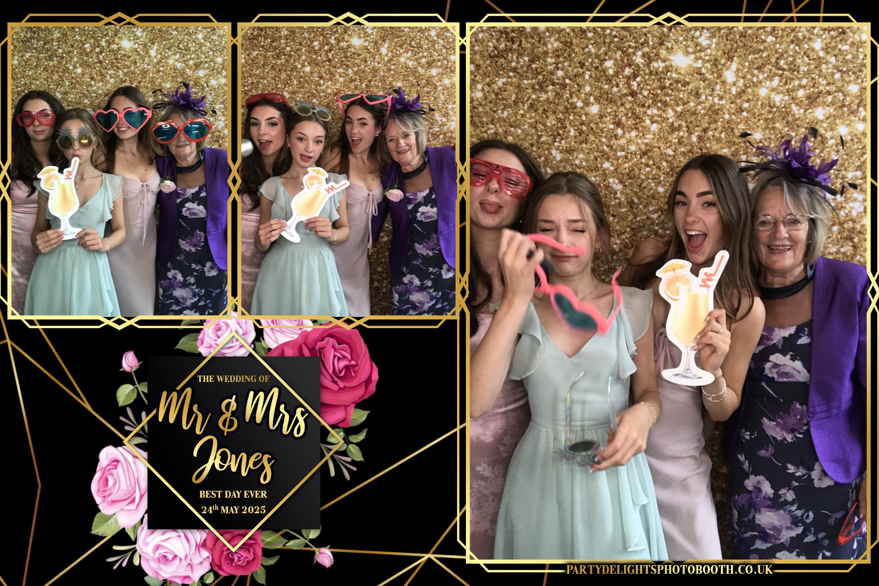 Mr & Mrs Jones Wedding | View more photos from the event at gallery.partydelightsphotobooth.co.uk/u/PartyDelightsPhotoBooth/Mr-Mrs-Jones-Wedding