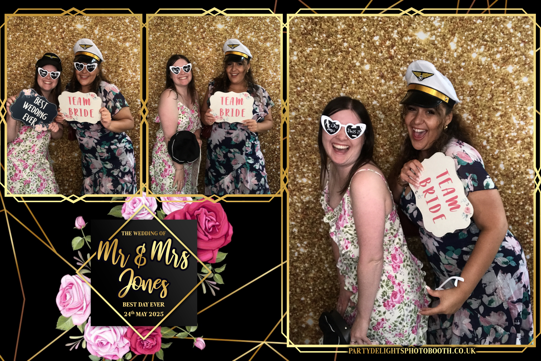 Mr & Mrs Jones Wedding | View more photos from the event at gallery.partydelightsphotobooth.co.uk/u/PartyDelightsPhotoBooth/Mr-Mrs-Jones-Wedding