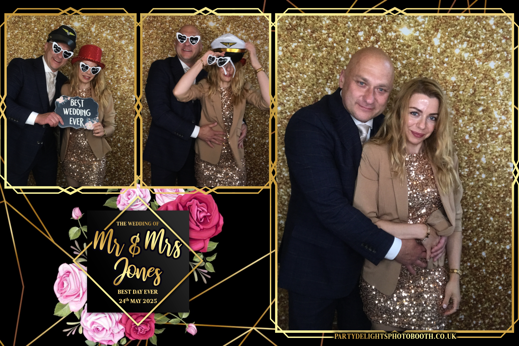 Mr & Mrs Jones Wedding | View more photos from the event at gallery.partydelightsphotobooth.co.uk/u/PartyDelightsPhotoBooth/Mr-Mrs-Jones-Wedding