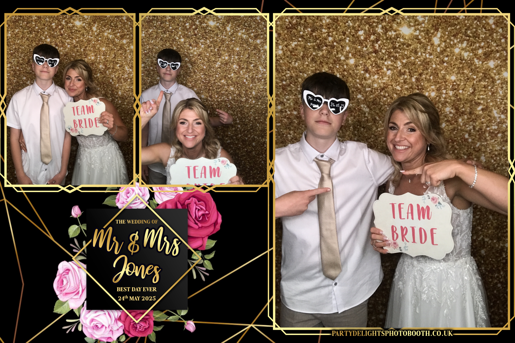 Mr & Mrs Jones Wedding | View more photos from the event at gallery.partydelightsphotobooth.co.uk/u/PartyDelightsPhotoBooth/Mr-Mrs-Jones-Wedding