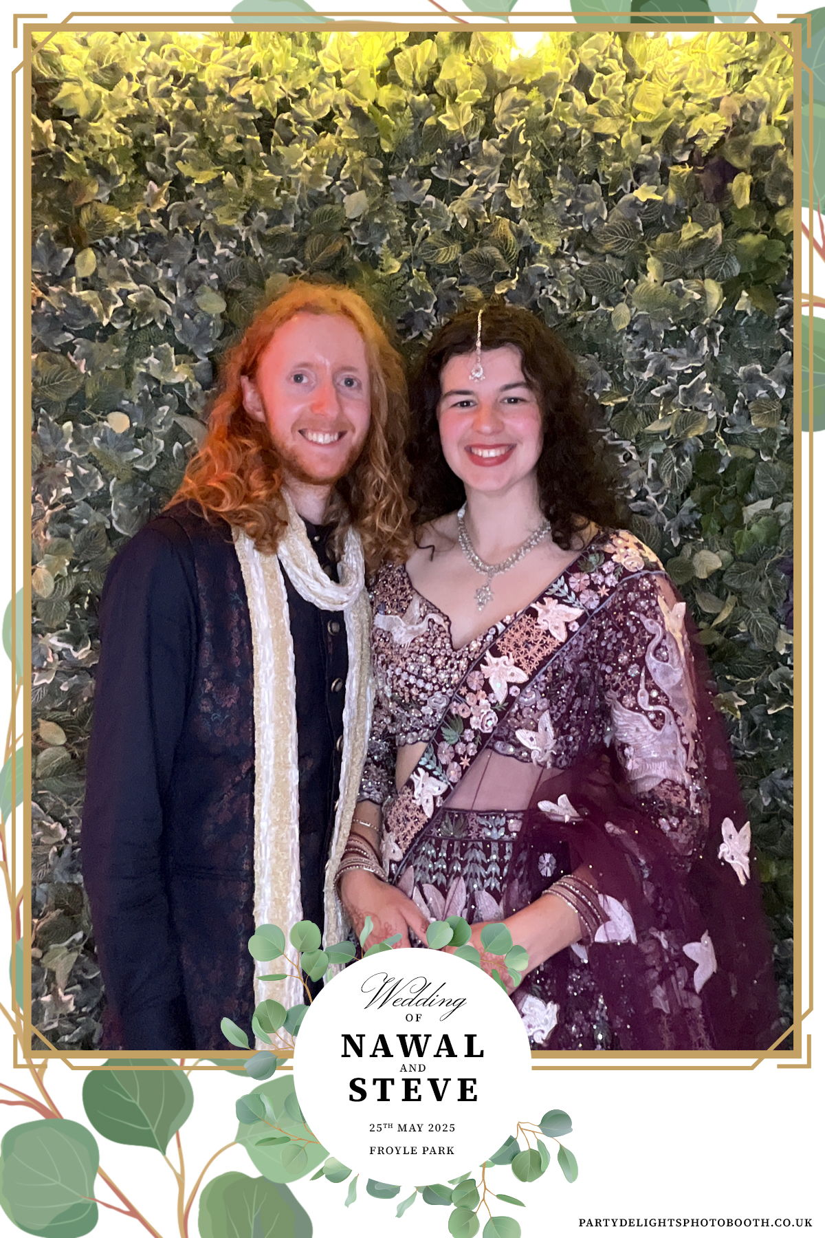 Nawal and Steve’s wedding | View more photos from the event at gallery.partydelightsphotobooth.co.uk/u/PartyDelightsPhotoBooth/Nawal-and-Steve’s-wedding