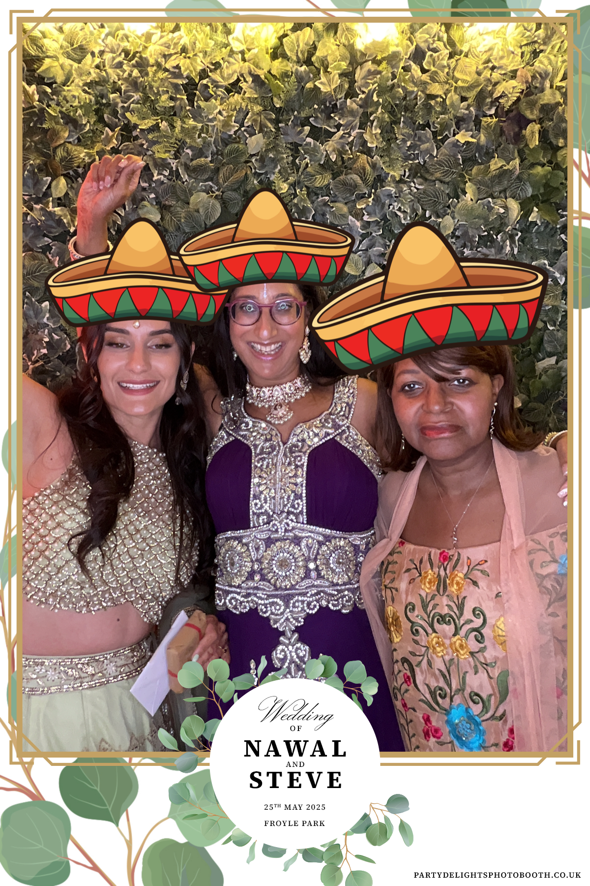 Nawal and Steve’s wedding | View more photos from the event at gallery.partydelightsphotobooth.co.uk/u/PartyDelightsPhotoBooth/Nawal-and-Steve’s-wedding