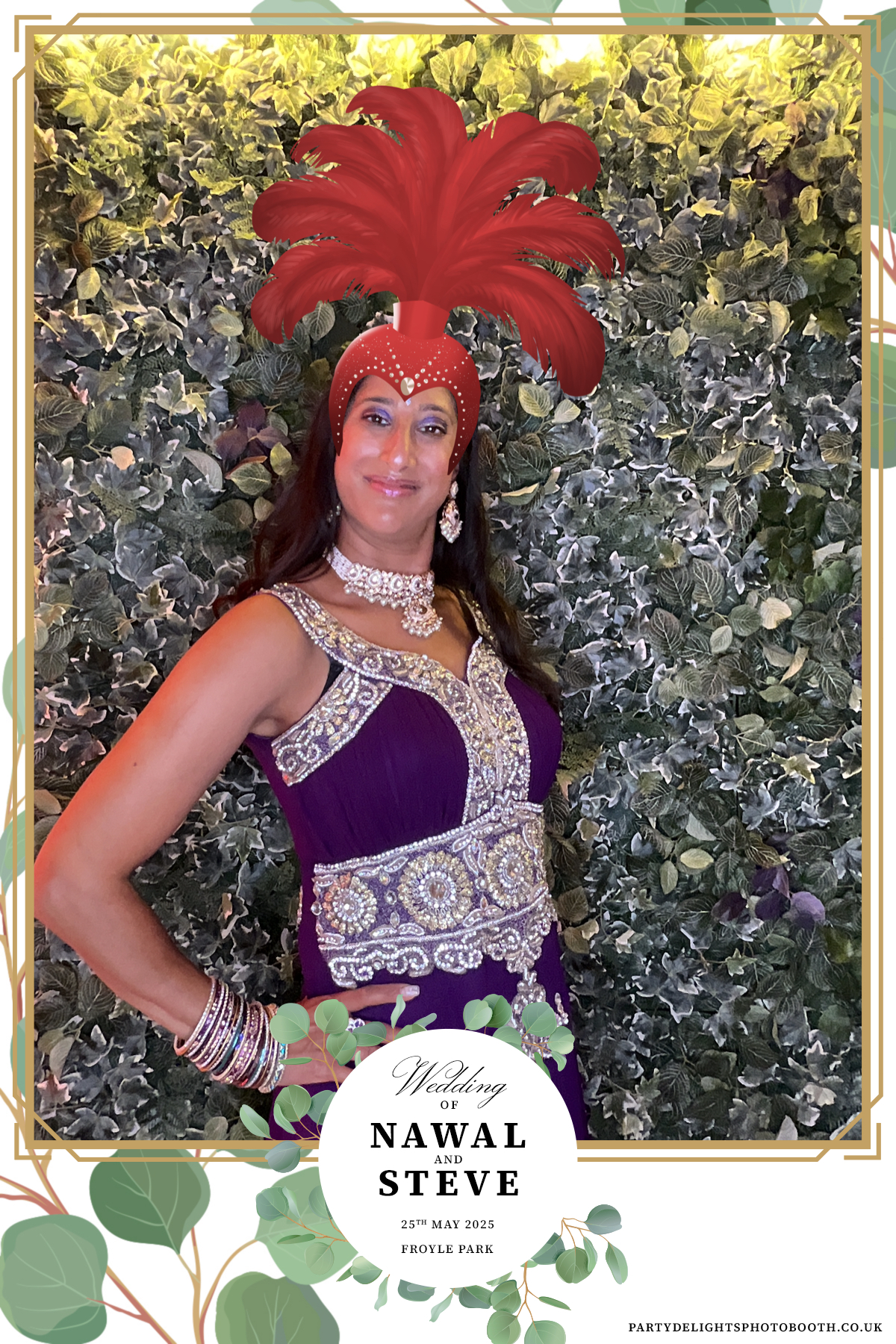 Nawal and Steve’s wedding | View more photos from the event at gallery.partydelightsphotobooth.co.uk/u/PartyDelightsPhotoBooth/Nawal-and-Steve’s-wedding