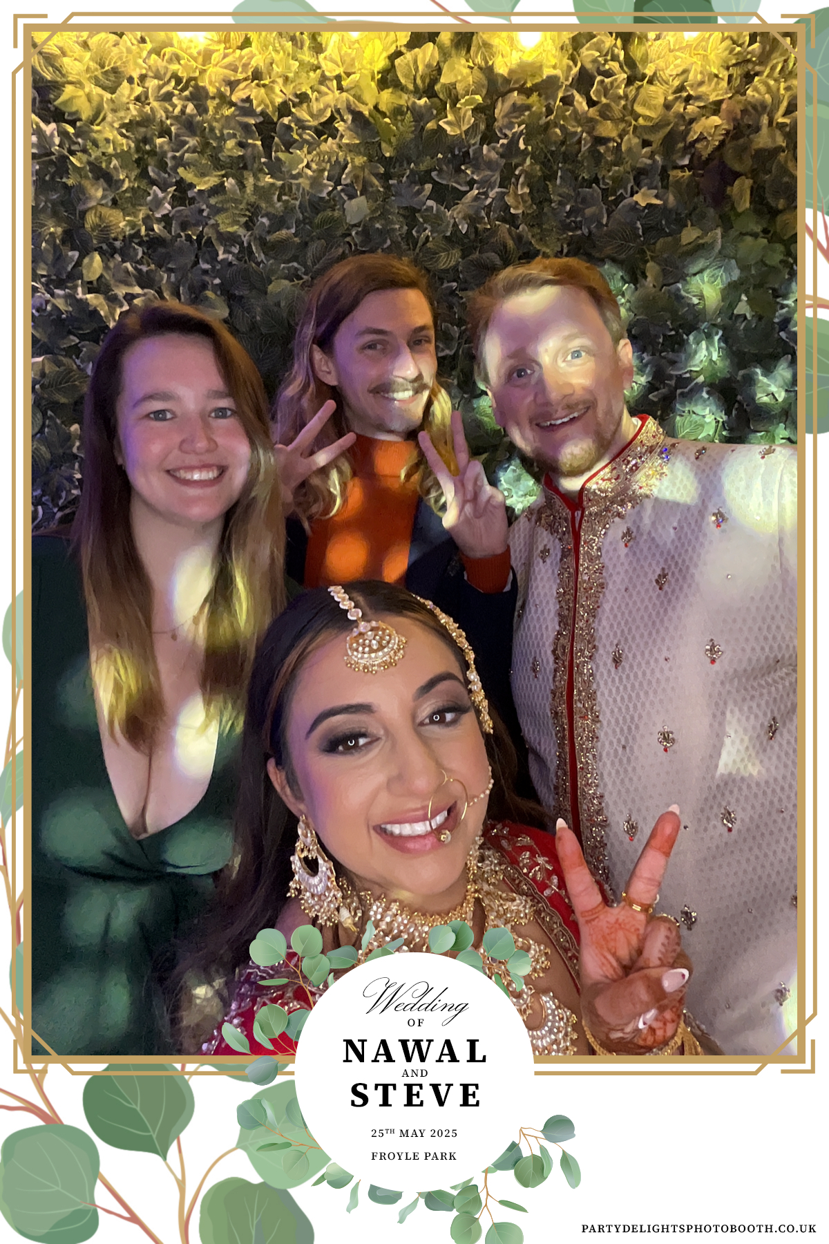 Nawal and Steve’s wedding | View more photos from the event at gallery.partydelightsphotobooth.co.uk/u/PartyDelightsPhotoBooth/Nawal-and-Steve’s-wedding