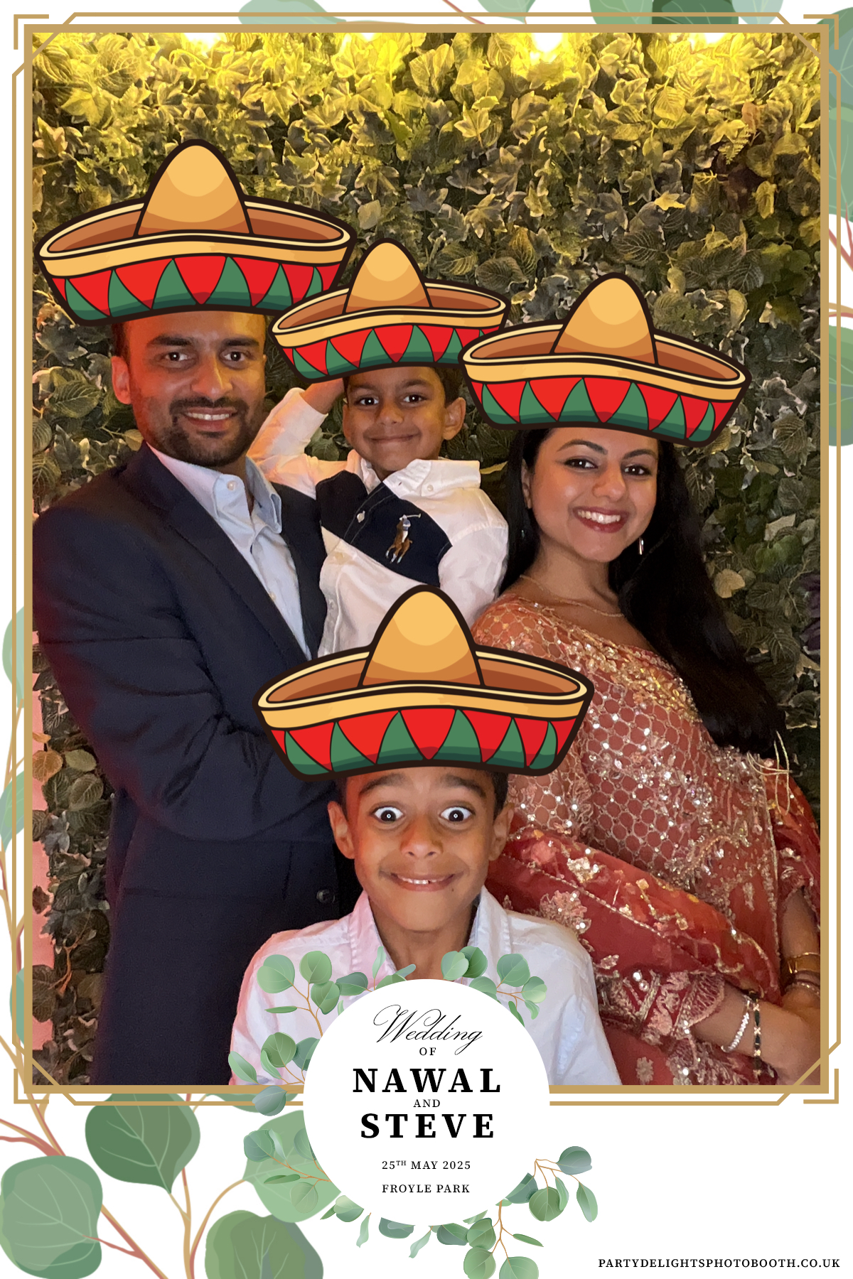 Nawal and Steve’s wedding | View more photos from the event at gallery.partydelightsphotobooth.co.uk/u/PartyDelightsPhotoBooth/Nawal-and-Steve’s-wedding