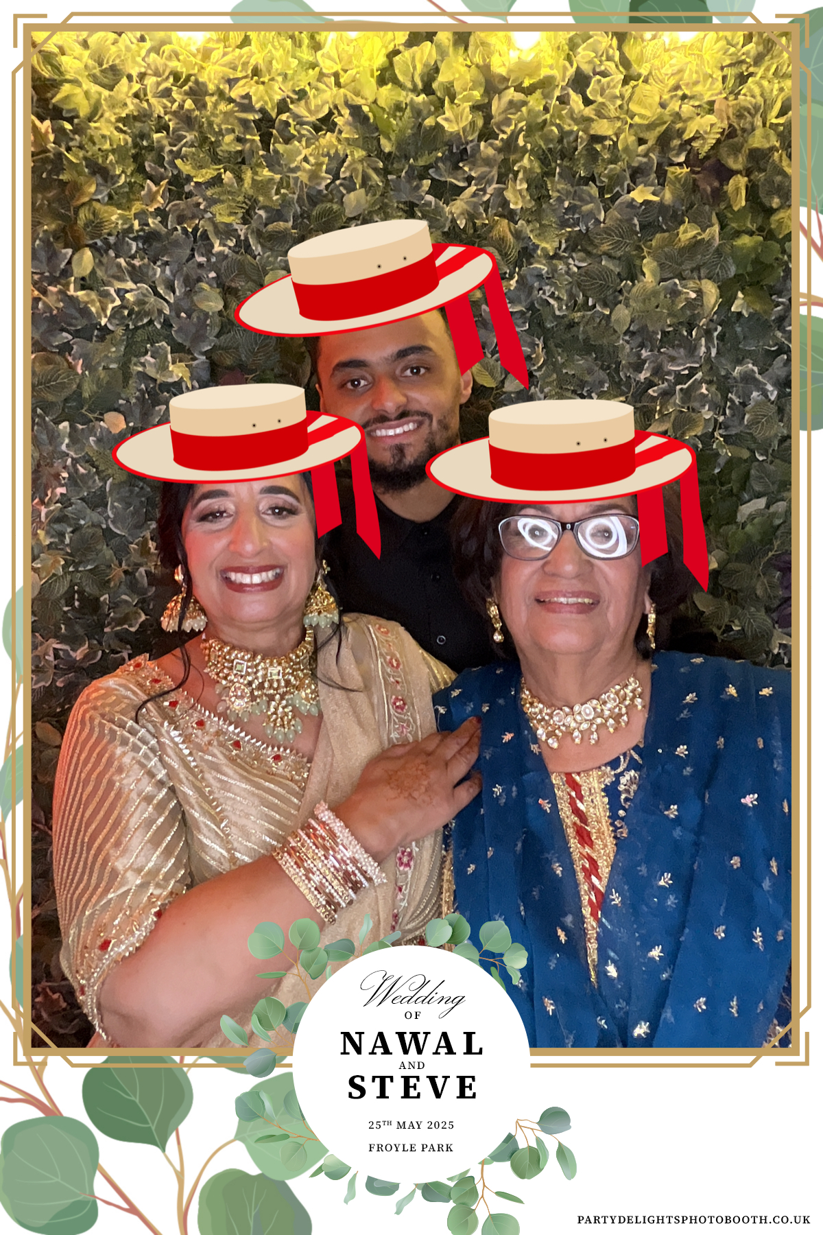 Nawal and Steve’s wedding | View more photos from the event at gallery.partydelightsphotobooth.co.uk/u/PartyDelightsPhotoBooth/Nawal-and-Steve’s-wedding