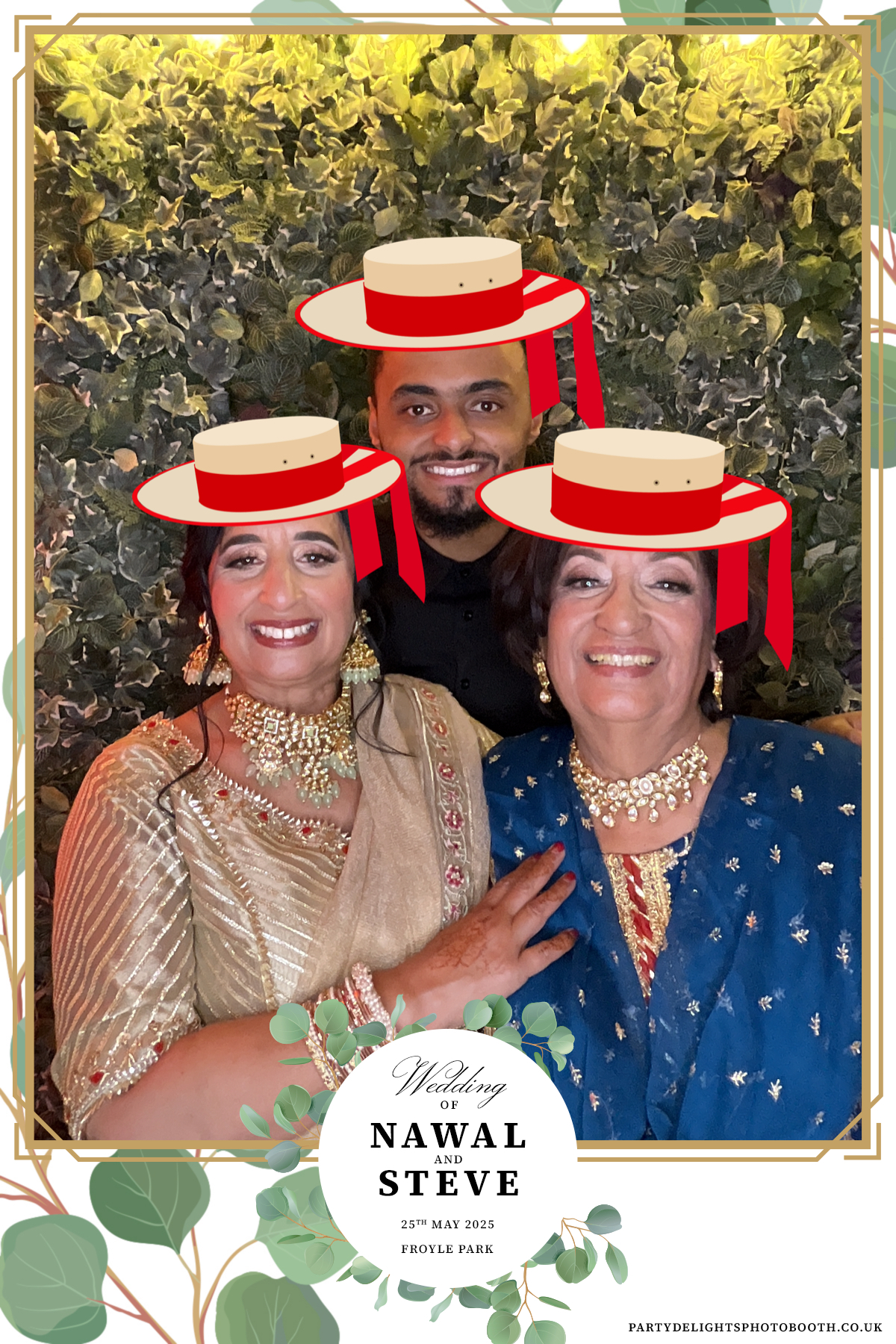 Nawal and Steve’s wedding | View more photos from the event at gallery.partydelightsphotobooth.co.uk/u/PartyDelightsPhotoBooth/Nawal-and-Steve’s-wedding