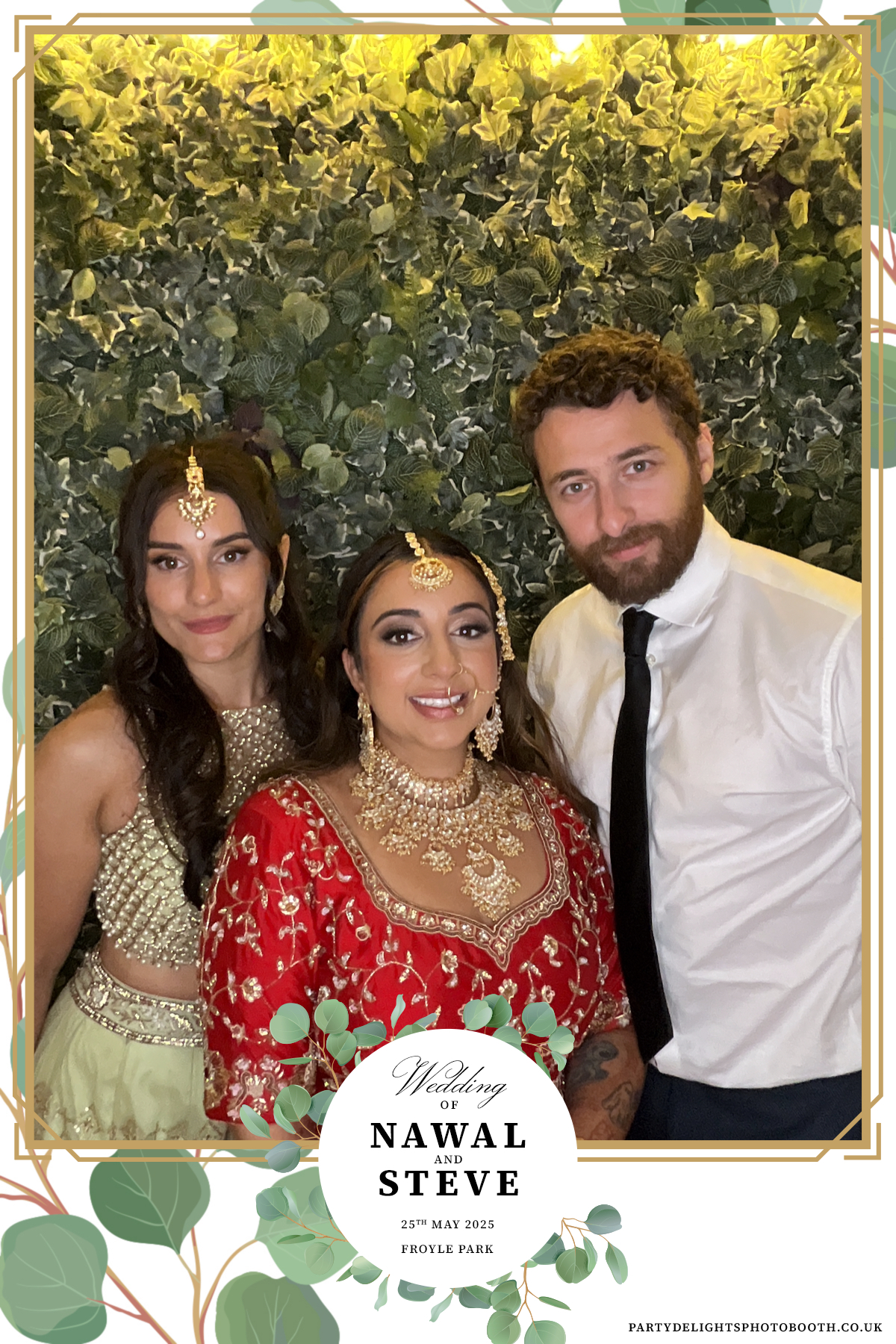 Nawal and Steve’s wedding | View more photos from the event at gallery.partydelightsphotobooth.co.uk/u/PartyDelightsPhotoBooth/Nawal-and-Steve’s-wedding