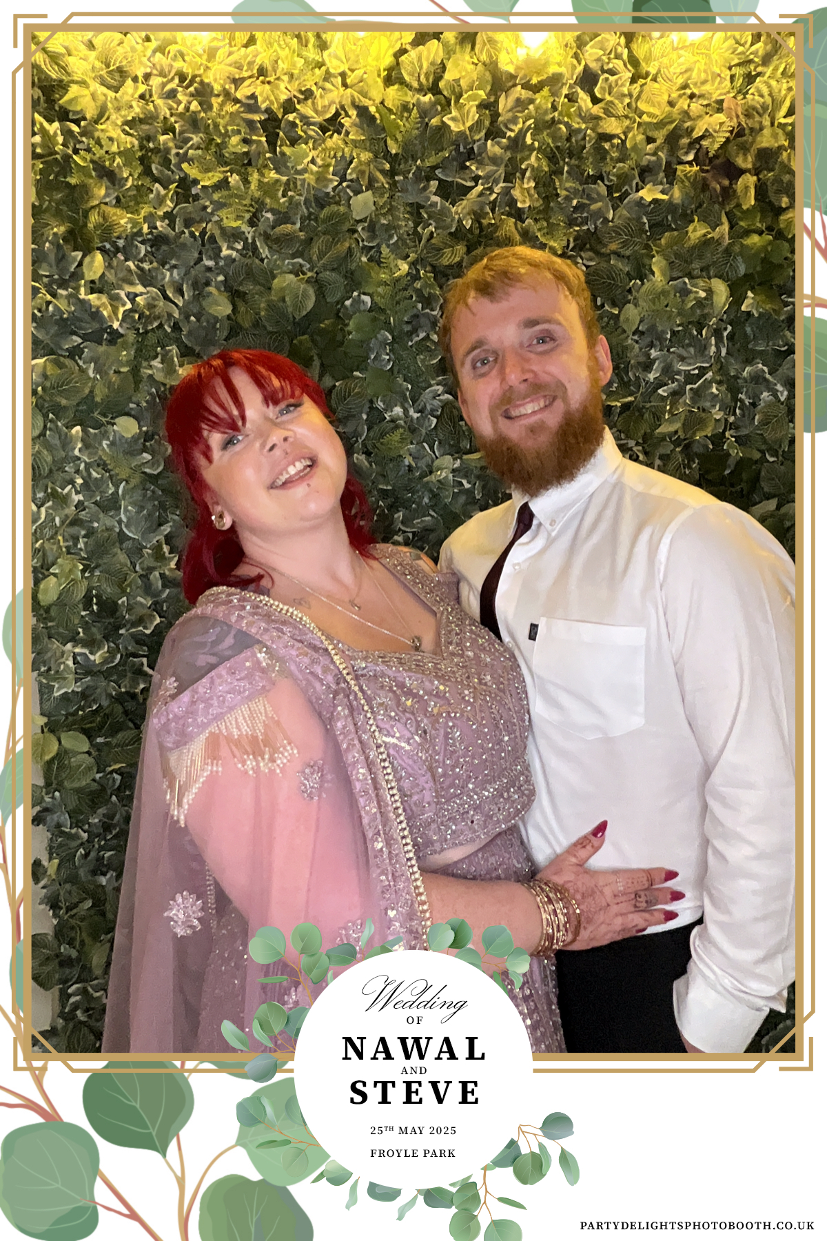 Nawal and Steve’s wedding | View more photos from the event at gallery.partydelightsphotobooth.co.uk/u/PartyDelightsPhotoBooth/Nawal-and-Steve’s-wedding