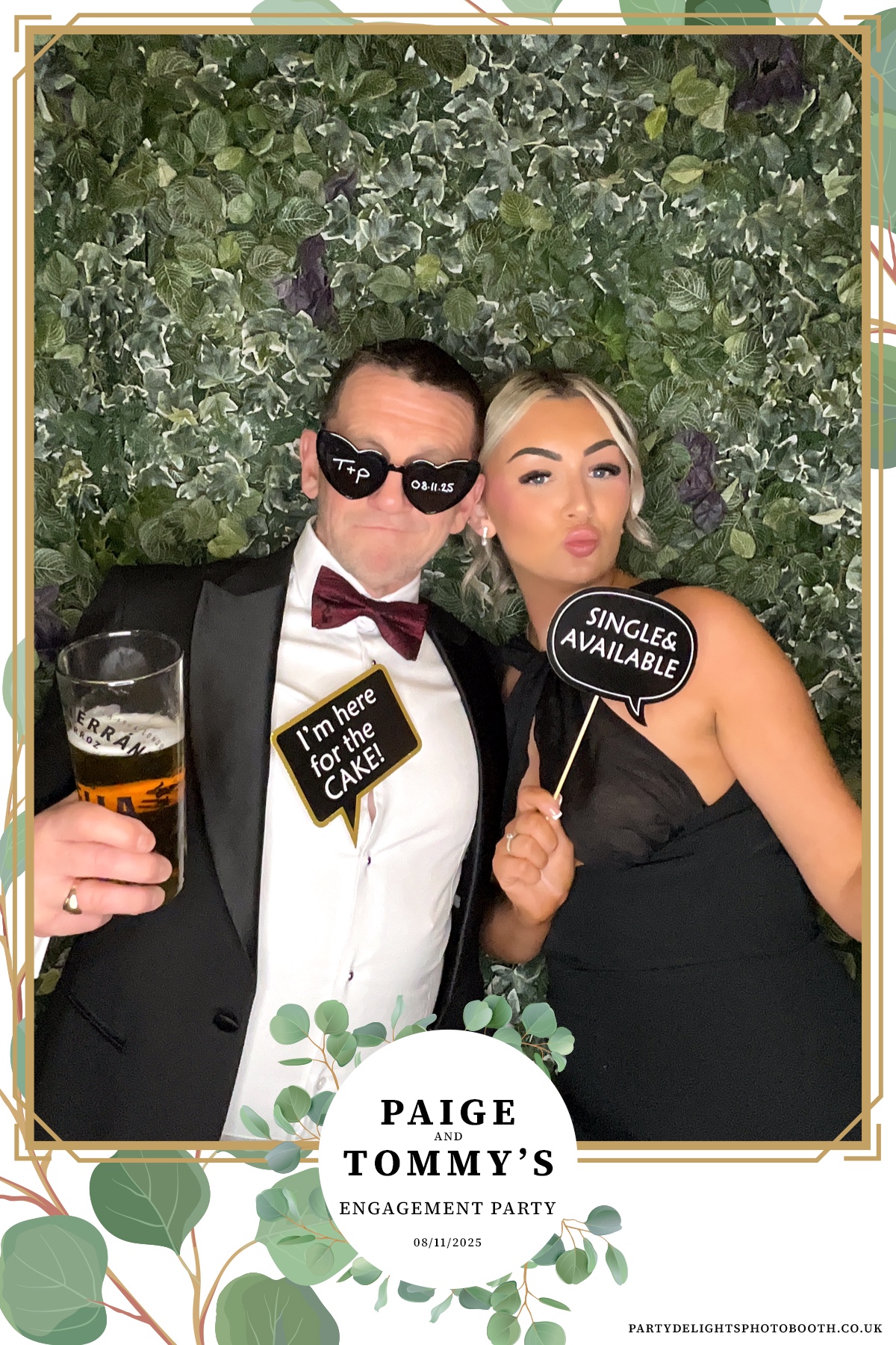 Paige and Tommy's Engagement Party | View more photos from the event at gallery.partydelightsphotobooth.co.uk/u/PartyDelightsPhotoBooth/Paige-and-Tommys-Engagement-Party