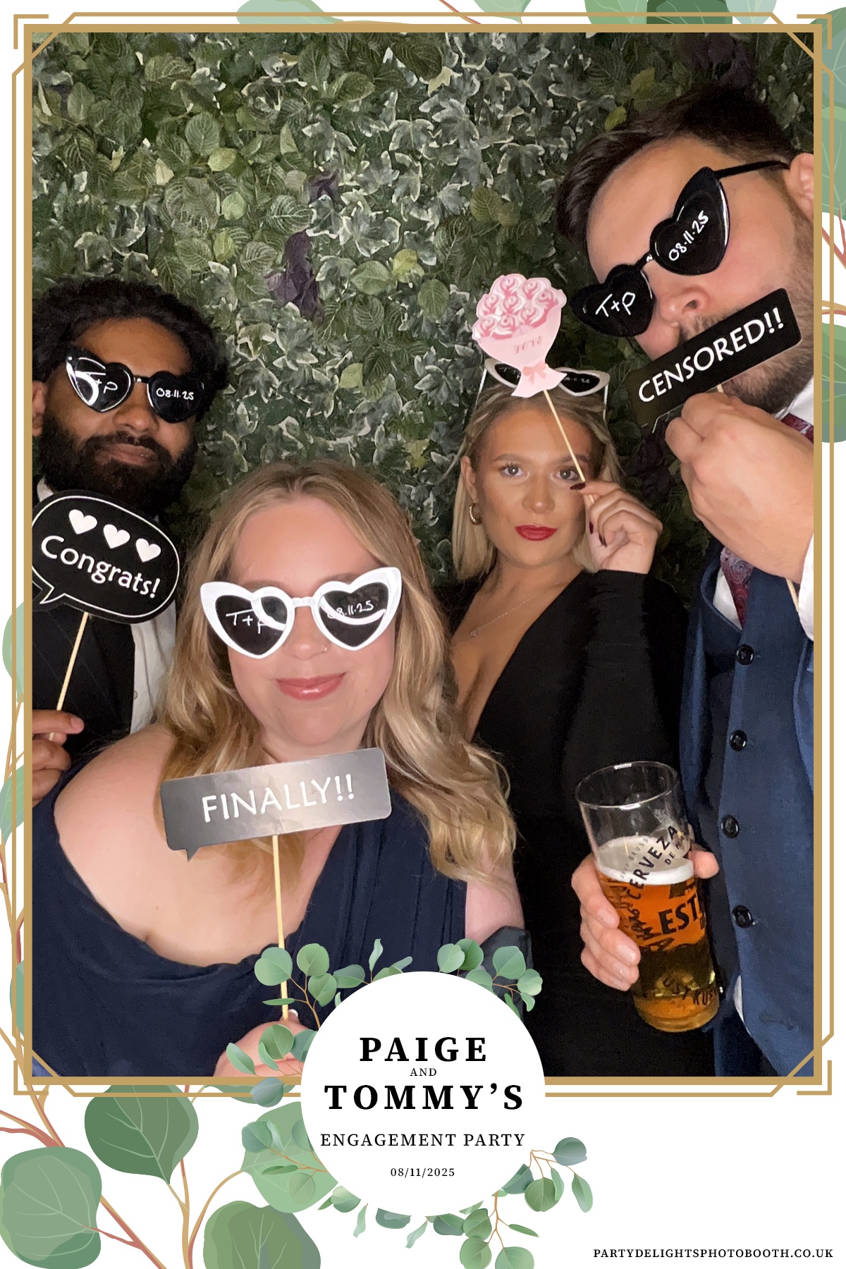 Paige and Tommy's Engagement Party | View more photos from the event at gallery.partydelightsphotobooth.co.uk/u/PartyDelightsPhotoBooth/Paige-and-Tommys-Engagement-Party