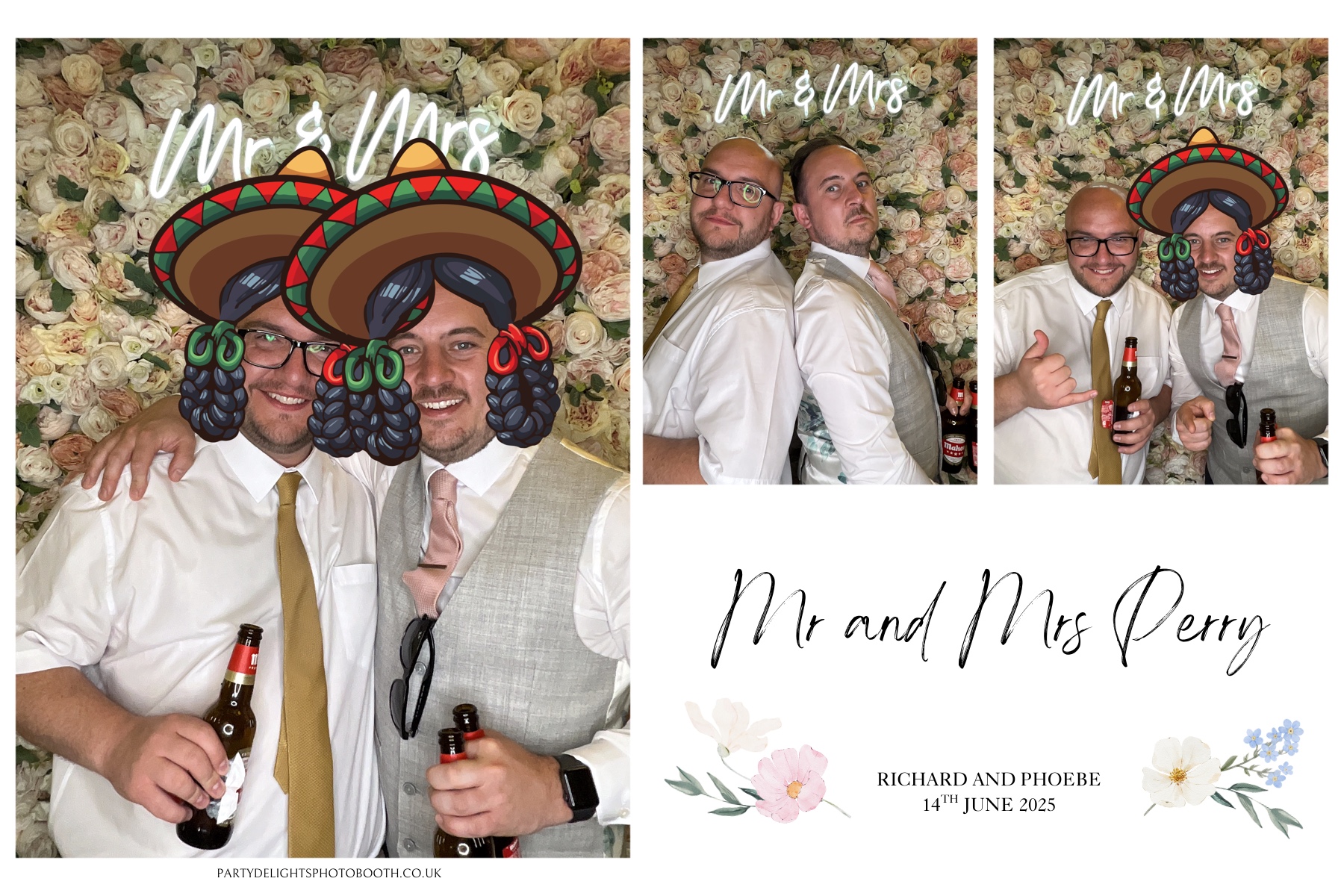 Phoebe and Rich's Wedding | View more photos from the event at gallery.partydelightsphotobooth.co.uk/u/PartyDelightsPhotoBooth/Phoebe-and-Richs-Wedding