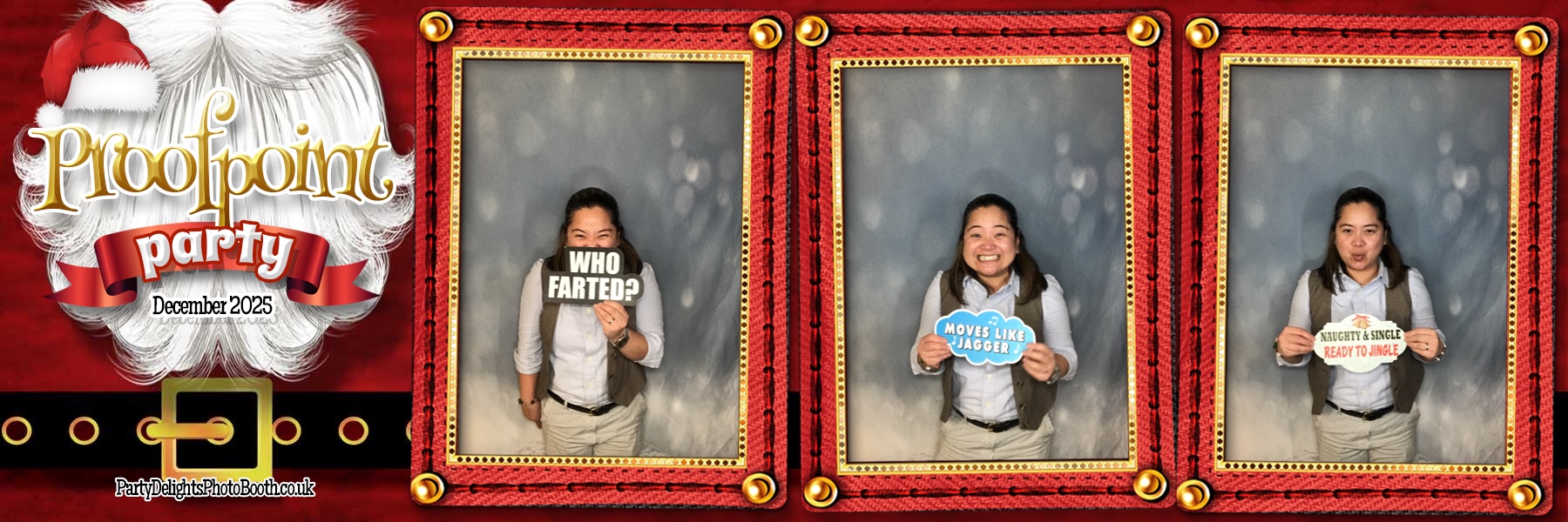 Proof Point Christmas Party 2025 | View more photos from the event at gallery.partydelightsphotobooth.co.uk/u/PartyDelightsPhotoBooth/Proof-Point-Christmas-Party-2025