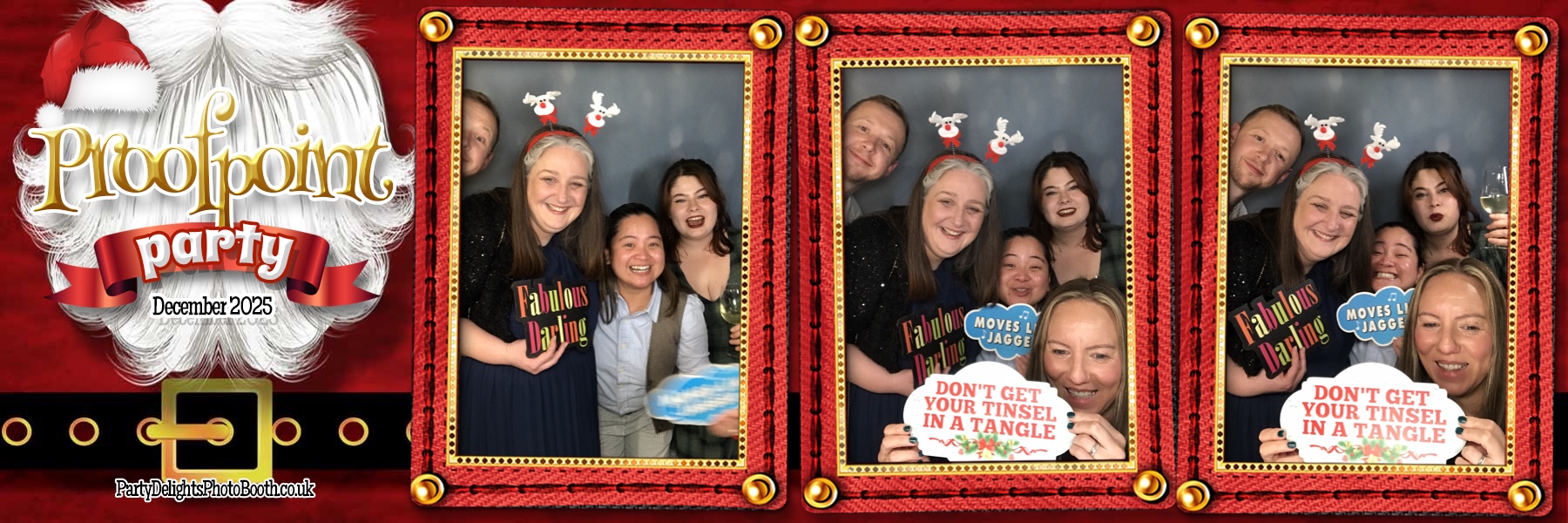 Proof Point Christmas Party 2025 | View more photos from the event at gallery.partydelightsphotobooth.co.uk/u/PartyDelightsPhotoBooth/Proof-Point-Christmas-Party-2025