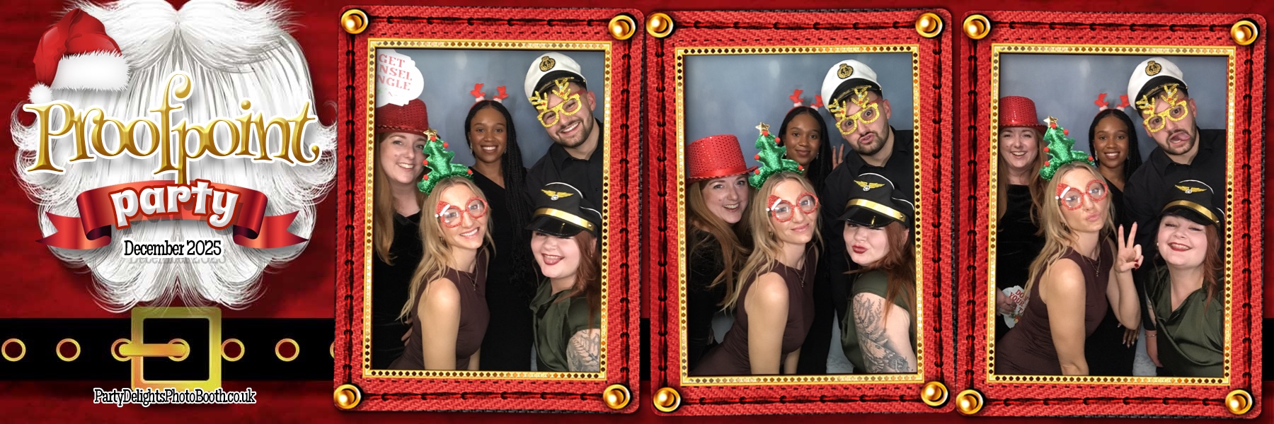 Proof Point Christmas Party 2025 | View more photos from the event at gallery.partydelightsphotobooth.co.uk/u/PartyDelightsPhotoBooth/Proof-Point-Christmas-Party-2025