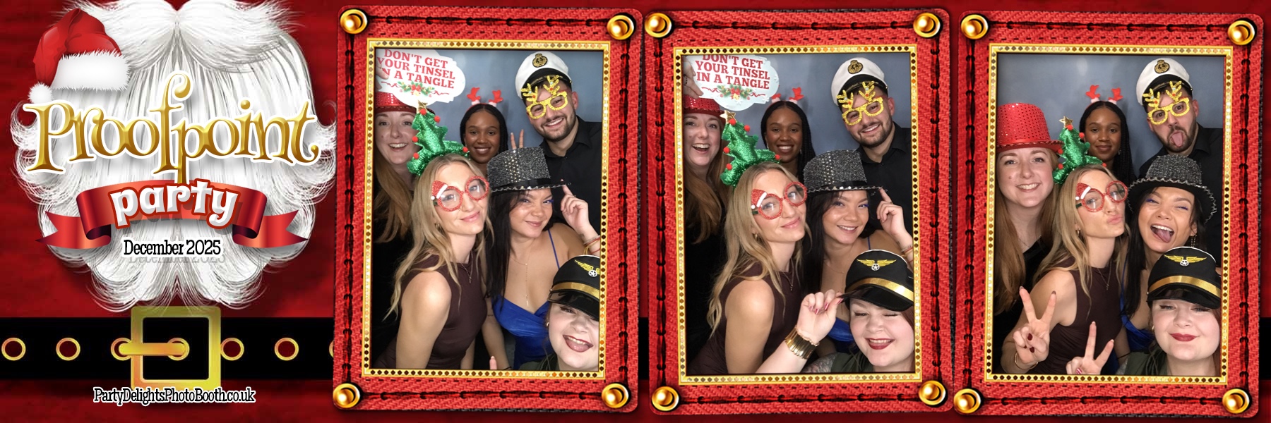 Proof Point Christmas Party 2025 | View more photos from the event at gallery.partydelightsphotobooth.co.uk/u/PartyDelightsPhotoBooth/Proof-Point-Christmas-Party-2025