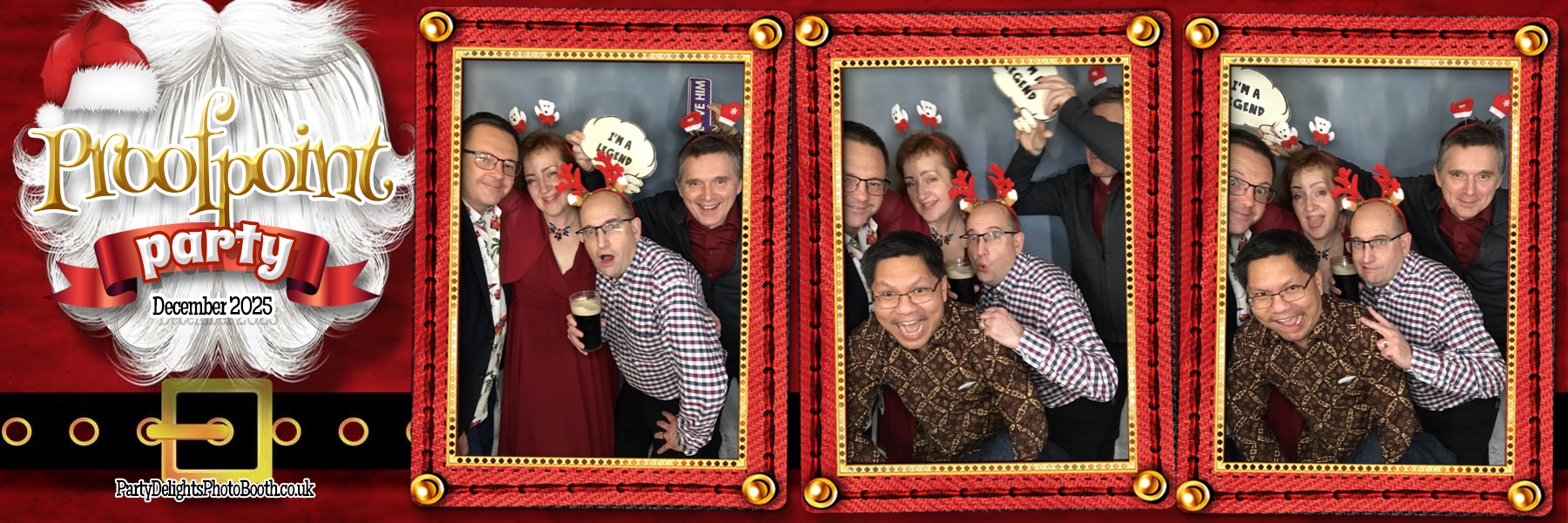 Proof Point Christmas Party 2025 | View more photos from the event at gallery.partydelightsphotobooth.co.uk/u/PartyDelightsPhotoBooth/Proof-Point-Christmas-Party-2025
