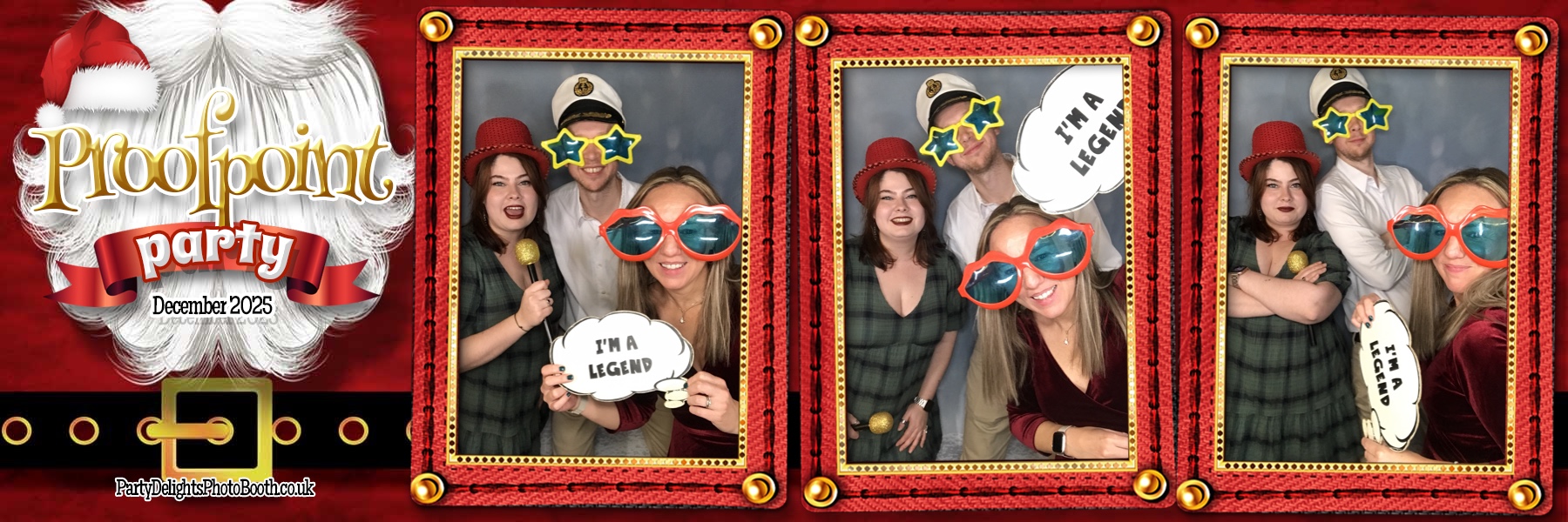 Proof Point Christmas Party 2025 | View more photos from the event at gallery.partydelightsphotobooth.co.uk/u/PartyDelightsPhotoBooth/Proof-Point-Christmas-Party-2025