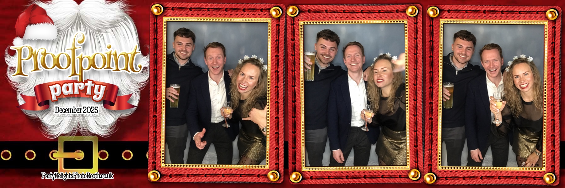 Proof Point Christmas Party 2025 | View more photos from the event at gallery.partydelightsphotobooth.co.uk/u/PartyDelightsPhotoBooth/Proof-Point-Christmas-Party-2025