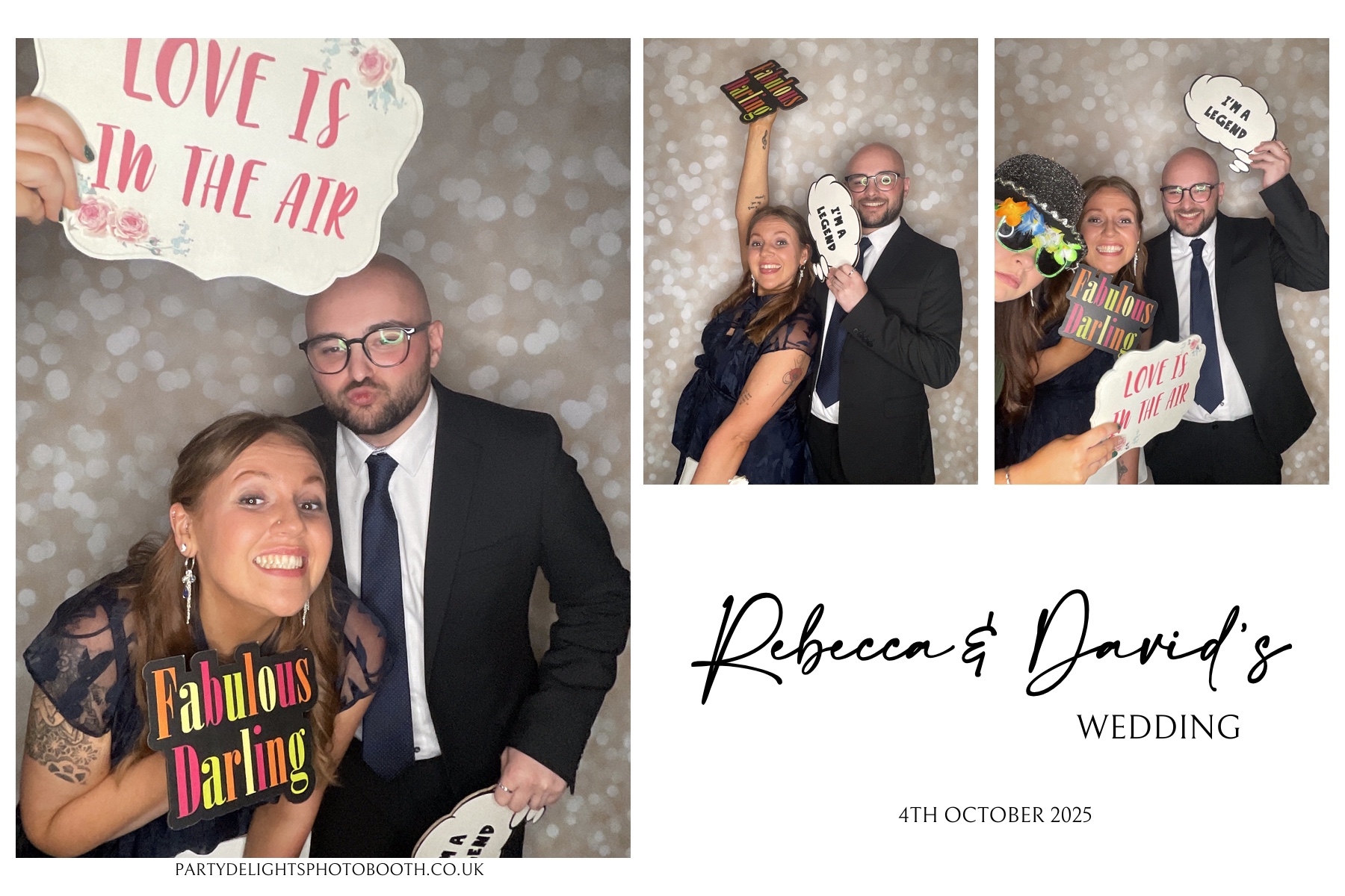 Rebecca & David’s wedding | View more photos from the event at gallery.partydelightsphotobooth.co.uk/u/PartyDelightsPhotoBooth/Rebecca-David’s-wedding