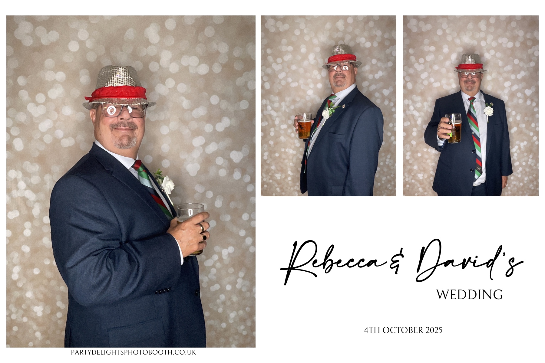 Rebecca & David’s wedding | View more photos from the event at gallery.partydelightsphotobooth.co.uk/u/PartyDelightsPhotoBooth/Rebecca-David’s-wedding