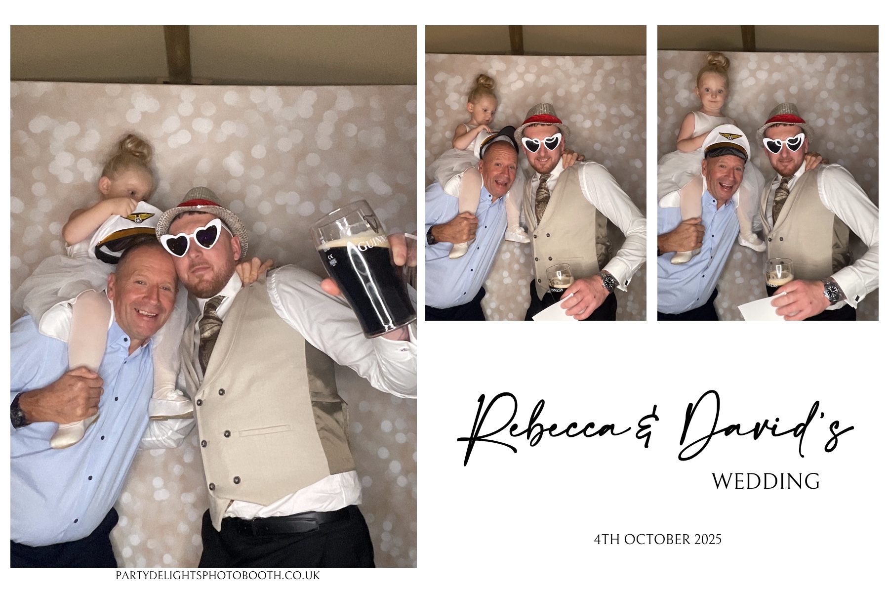 Rebecca & David’s wedding | View more photos from the event at gallery.partydelightsphotobooth.co.uk/u/PartyDelightsPhotoBooth/Rebecca-David’s-wedding