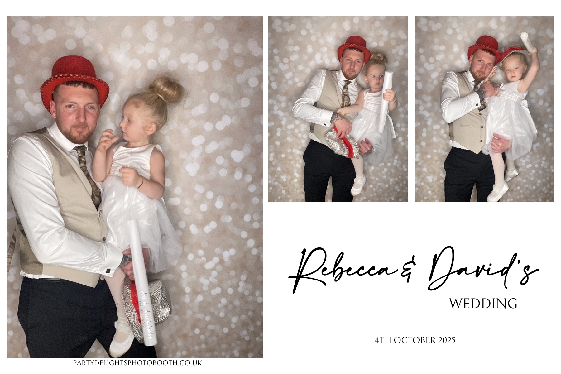 Rebecca & David’s wedding | View more photos from the event at gallery.partydelightsphotobooth.co.uk/u/PartyDelightsPhotoBooth/Rebecca-David’s-wedding
