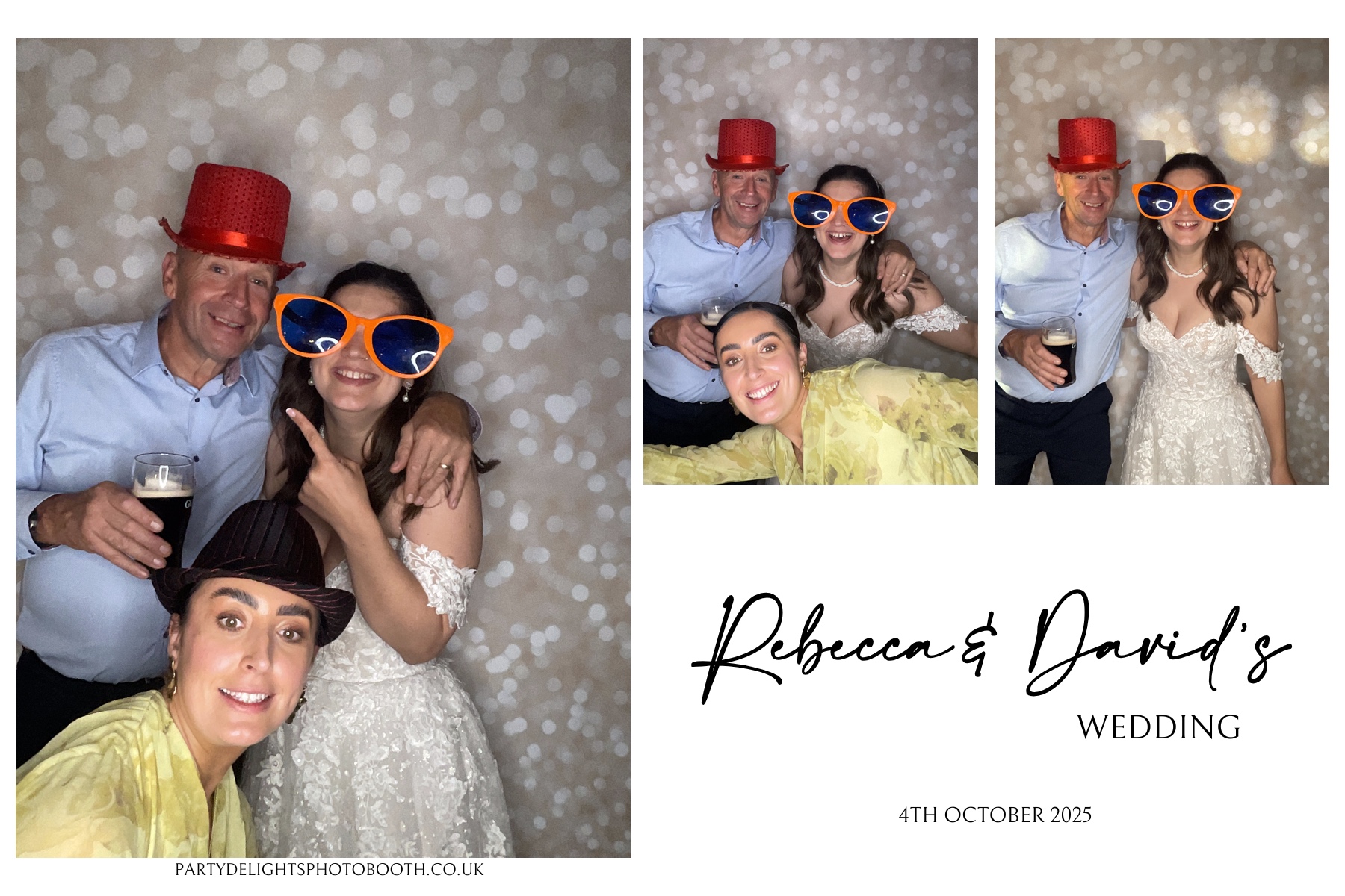Rebecca & David’s wedding | View more photos from the event at gallery.partydelightsphotobooth.co.uk/u/PartyDelightsPhotoBooth/Rebecca-David’s-wedding
