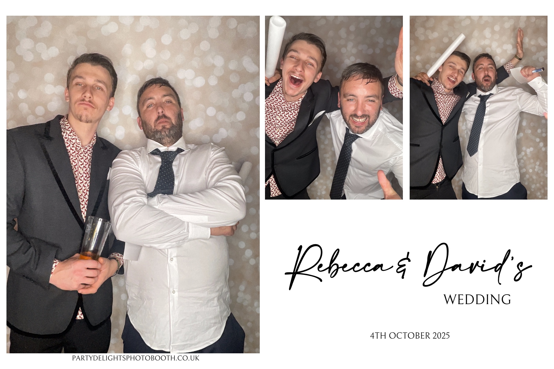 Rebecca & David’s wedding | View more photos from the event at gallery.partydelightsphotobooth.co.uk/u/PartyDelightsPhotoBooth/Rebecca-David’s-wedding
