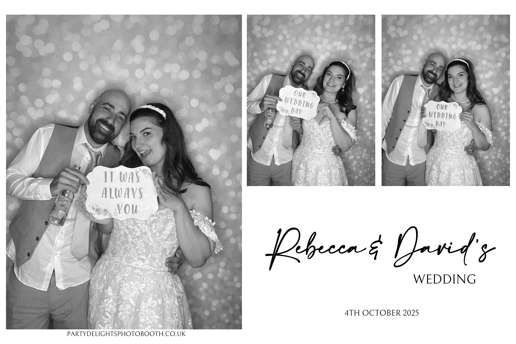 Rebecca & David’s wedding | View more photos from the event at gallery.partydelightsphotobooth.co.uk/u/PartyDelightsPhotoBooth/Rebecca-David’s-wedding
