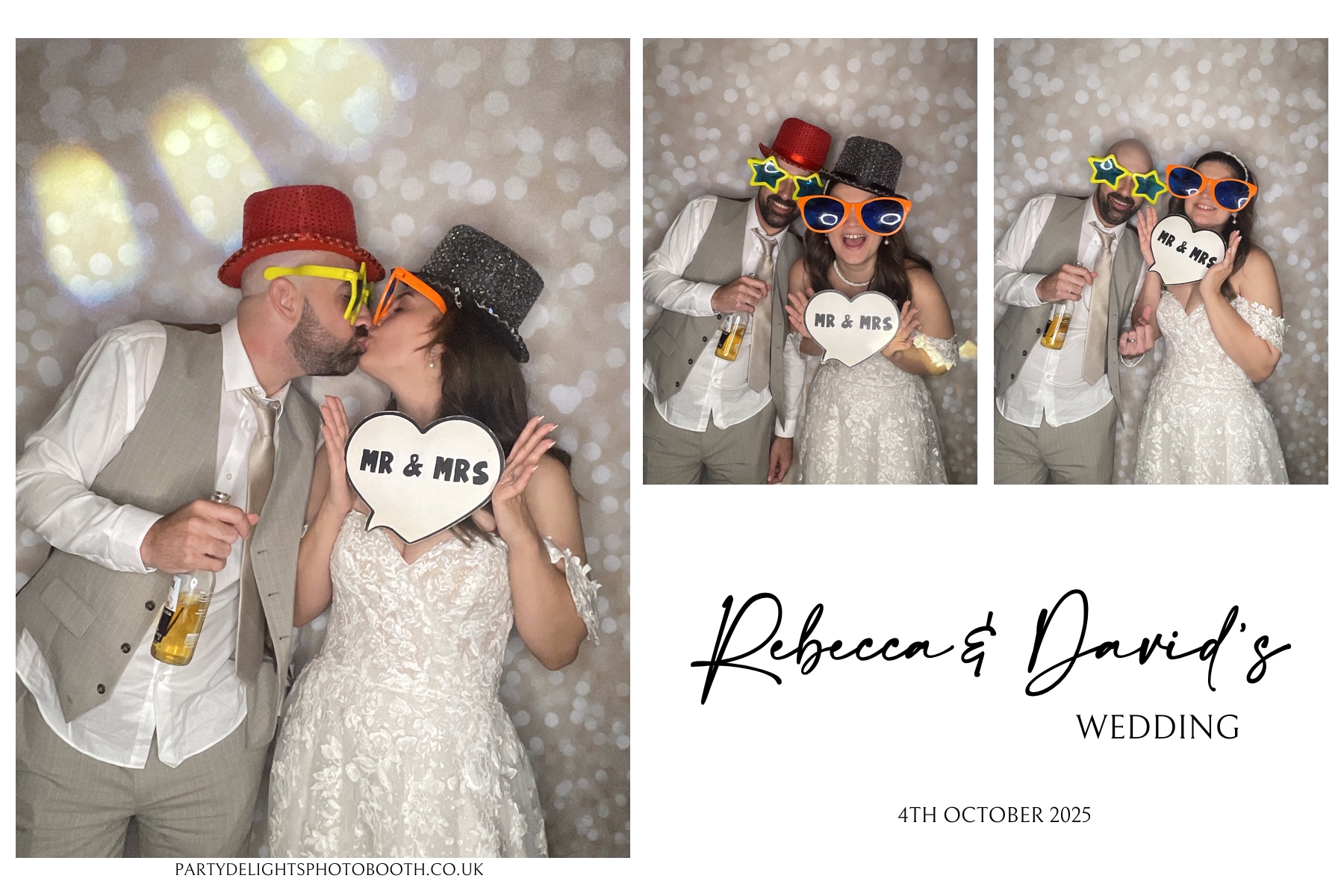 Rebecca & David’s wedding | View more photos from the event at gallery.partydelightsphotobooth.co.uk/u/PartyDelightsPhotoBooth/Rebecca-David’s-wedding