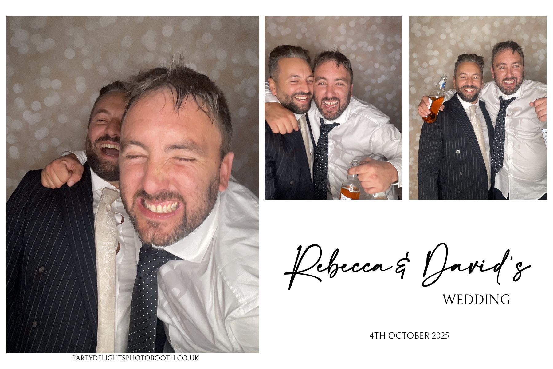 Rebecca & David’s wedding | View more photos from the event at gallery.partydelightsphotobooth.co.uk/u/PartyDelightsPhotoBooth/Rebecca-David’s-wedding