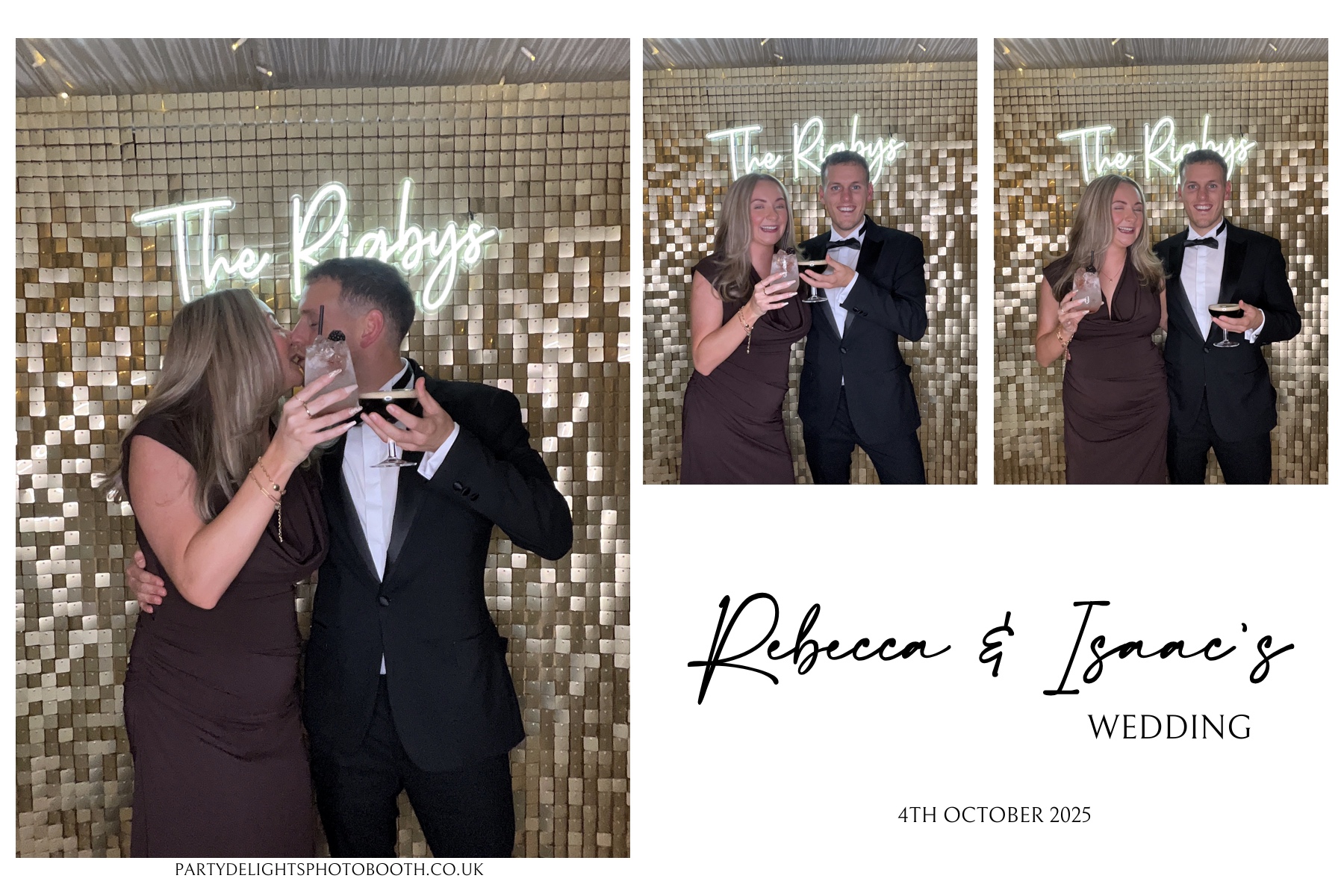 Rebecca and Isaac's Wedding | View more photos from the event at gallery.partydelightsphotobooth.co.uk/u/PartyDelightsPhotoBooth/Rebecca-and-Isaacs-Wedding