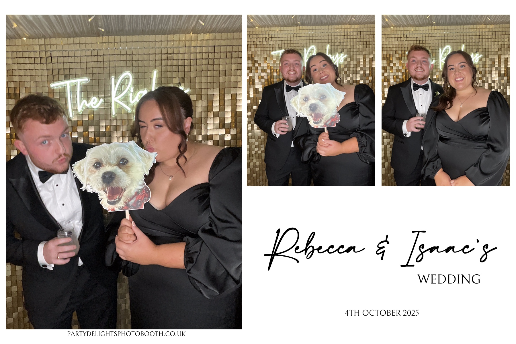 Rebecca and Isaac's Wedding | View more photos from the event at gallery.partydelightsphotobooth.co.uk/u/PartyDelightsPhotoBooth/Rebecca-and-Isaacs-Wedding