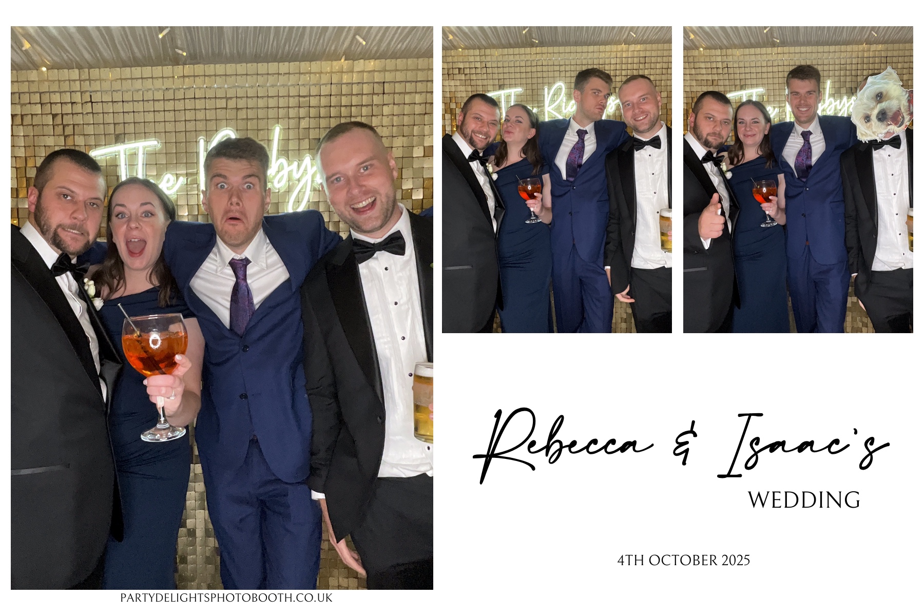 Rebecca and Isaac's Wedding | View more photos from the event at gallery.partydelightsphotobooth.co.uk/u/PartyDelightsPhotoBooth/Rebecca-and-Isaacs-Wedding