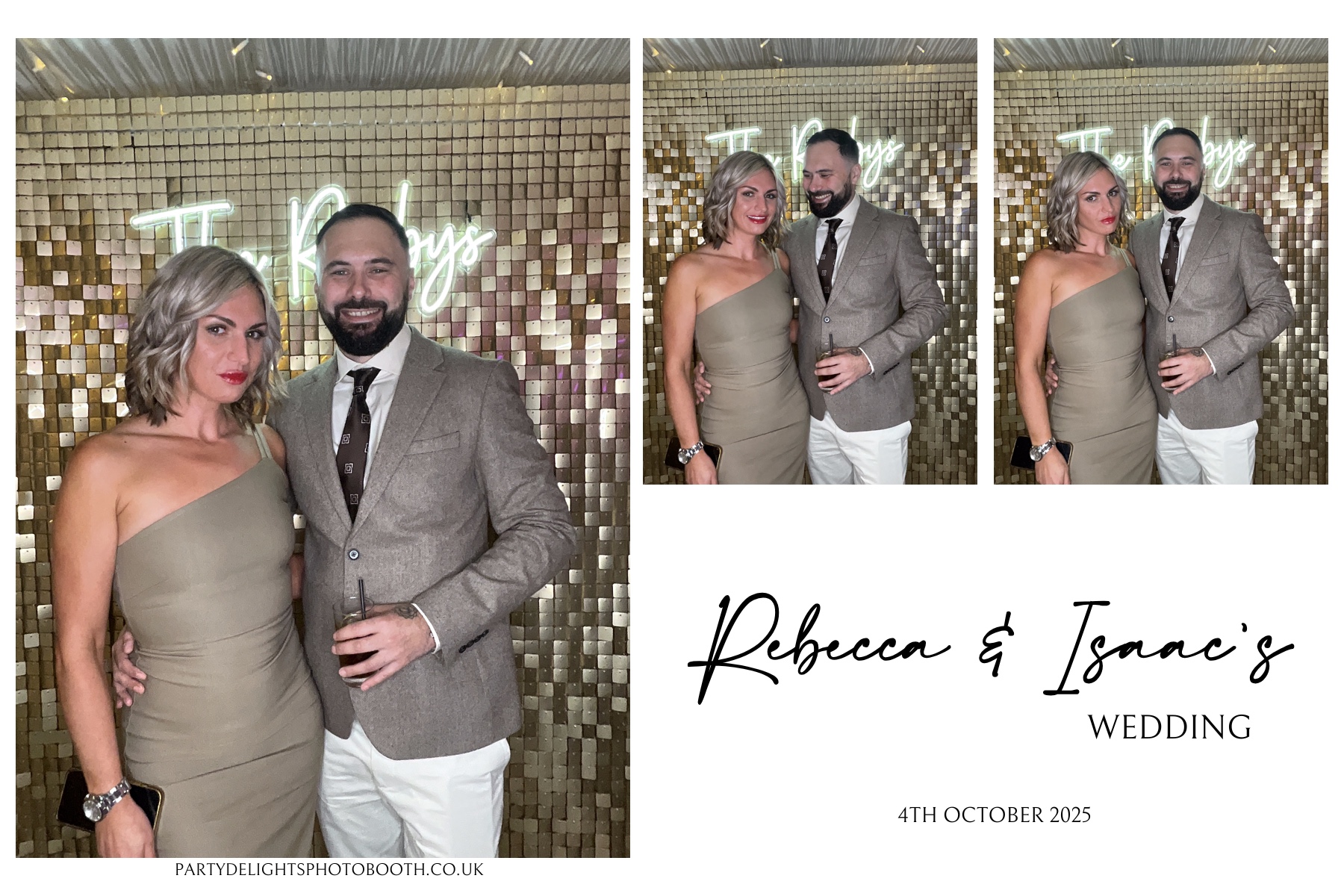 Rebecca and Isaac's Wedding | View more photos from the event at gallery.partydelightsphotobooth.co.uk/u/PartyDelightsPhotoBooth/Rebecca-and-Isaacs-Wedding