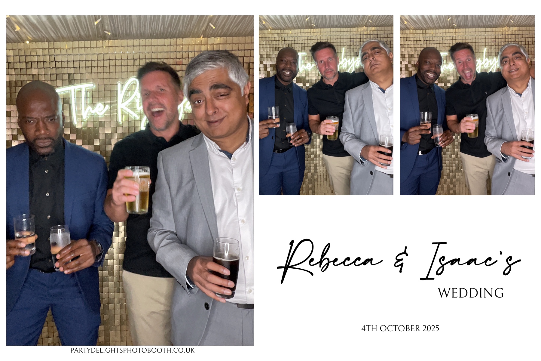 Rebecca and Isaac's Wedding | View more photos from the event at gallery.partydelightsphotobooth.co.uk/u/PartyDelightsPhotoBooth/Rebecca-and-Isaacs-Wedding