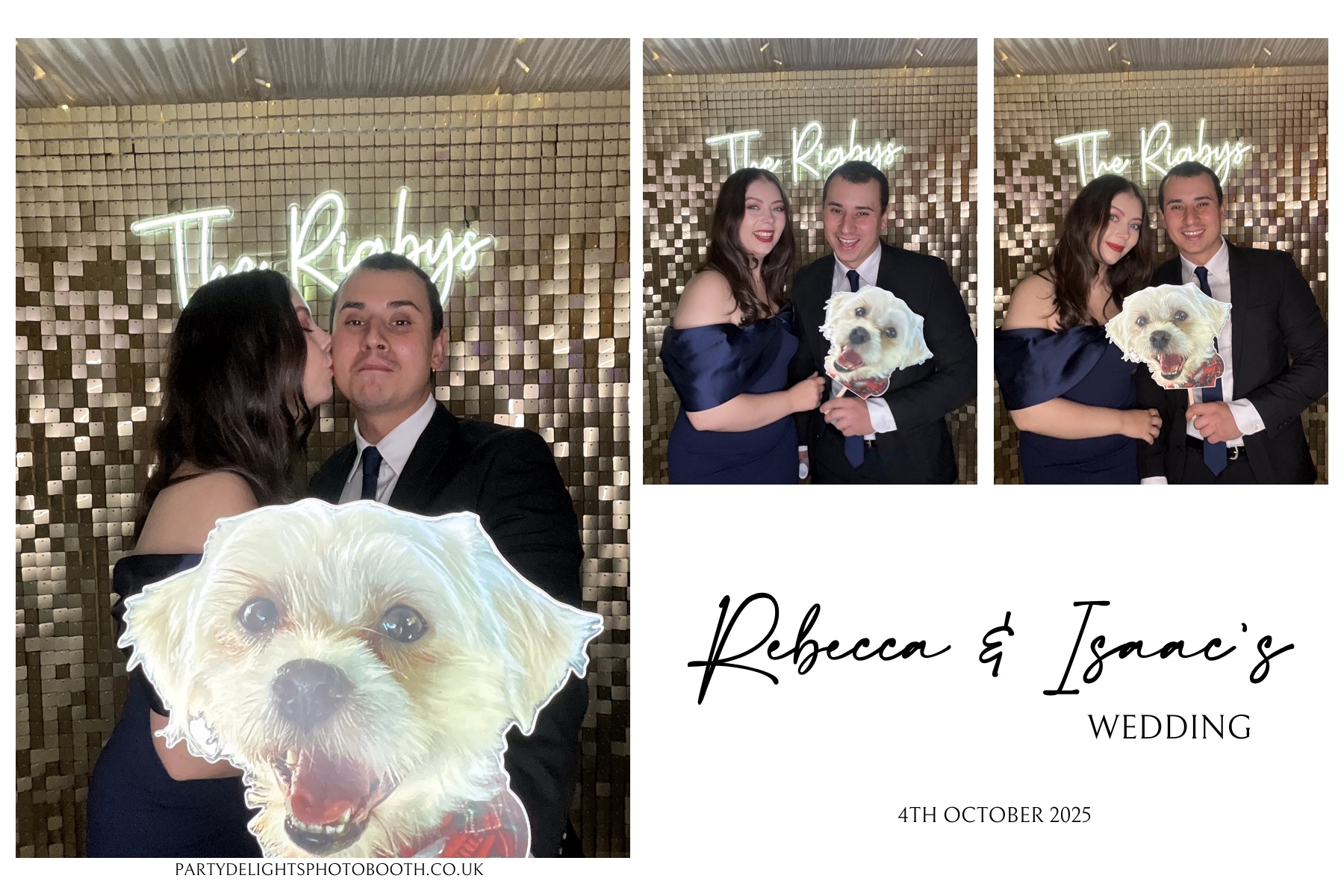 Rebecca and Isaac's Wedding | View more photos from the event at gallery.partydelightsphotobooth.co.uk/u/PartyDelightsPhotoBooth/Rebecca-and-Isaacs-Wedding
