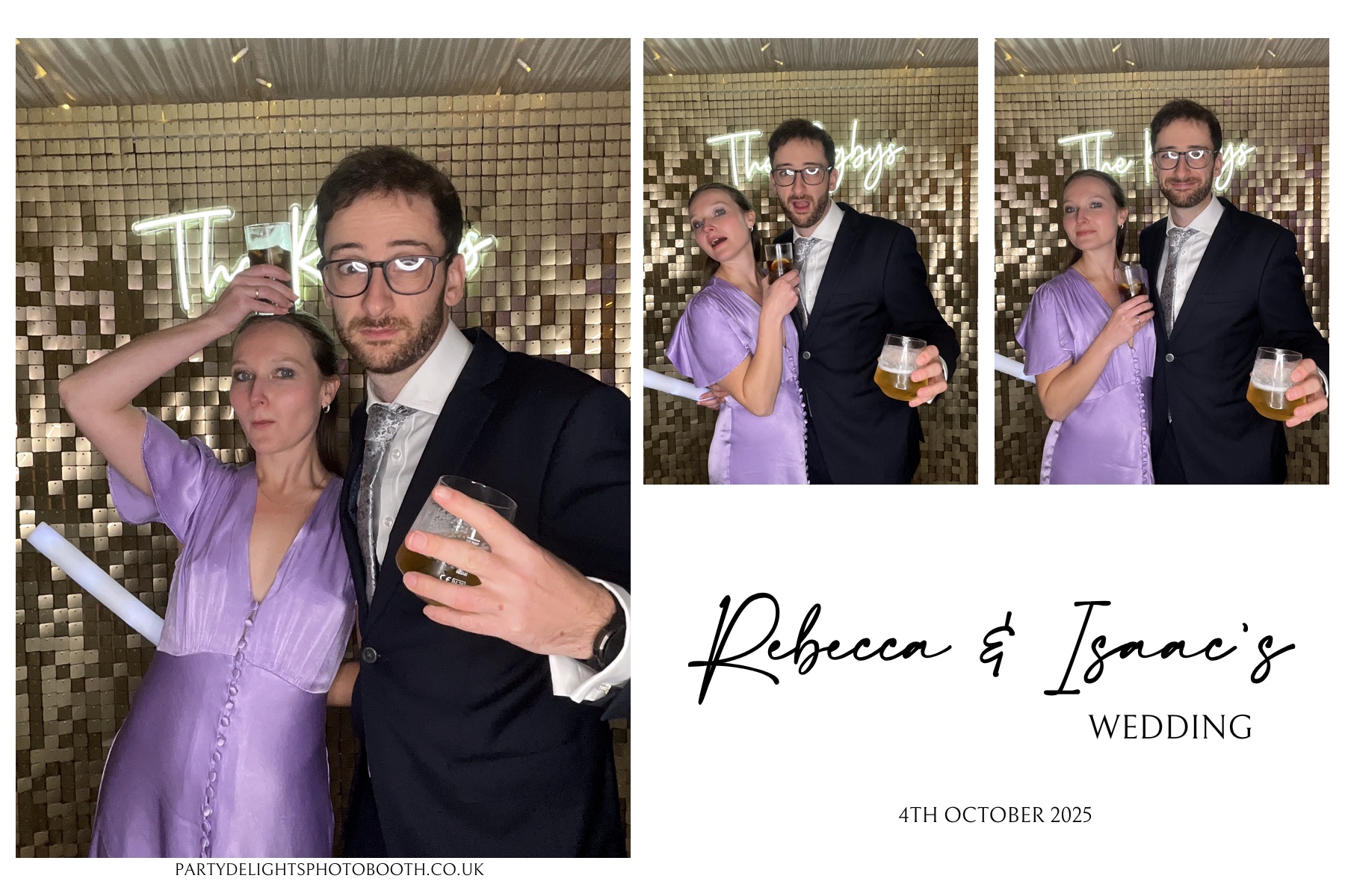 Rebecca and Isaac's Wedding | View more photos from the event at gallery.partydelightsphotobooth.co.uk/u/PartyDelightsPhotoBooth/Rebecca-and-Isaacs-Wedding