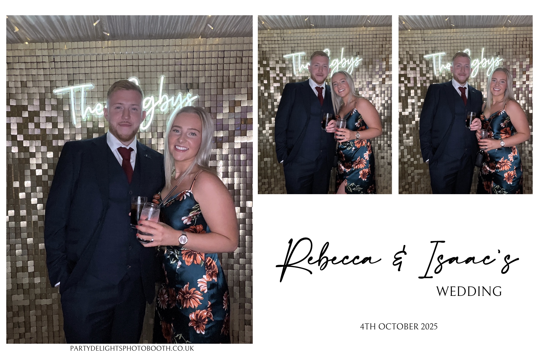 Rebecca and Isaac's Wedding | View more photos from the event at gallery.partydelightsphotobooth.co.uk/u/PartyDelightsPhotoBooth/Rebecca-and-Isaacs-Wedding