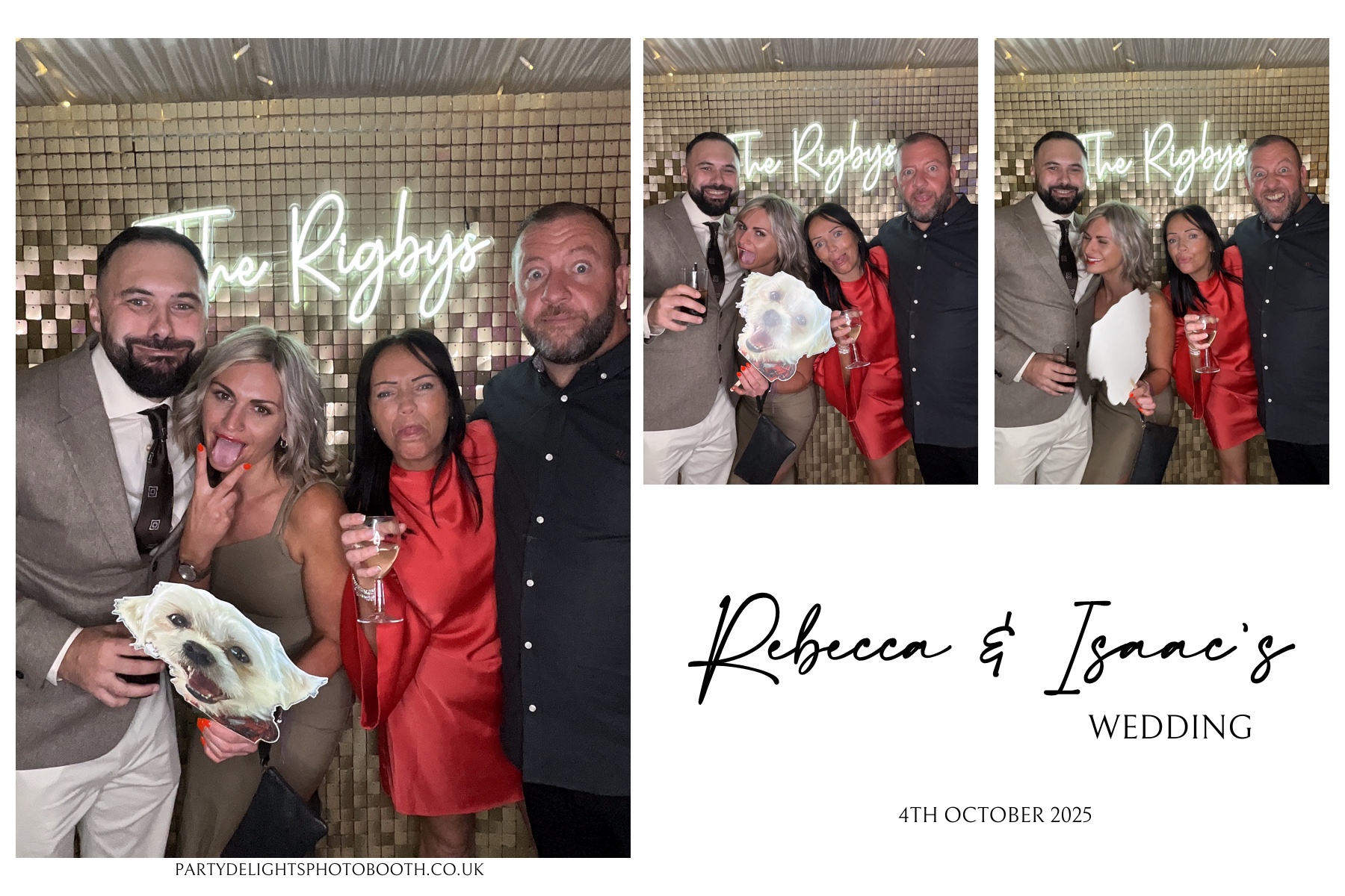 Rebecca and Isaac's Wedding | View more photos from the event at gallery.partydelightsphotobooth.co.uk/u/PartyDelightsPhotoBooth/Rebecca-and-Isaacs-Wedding