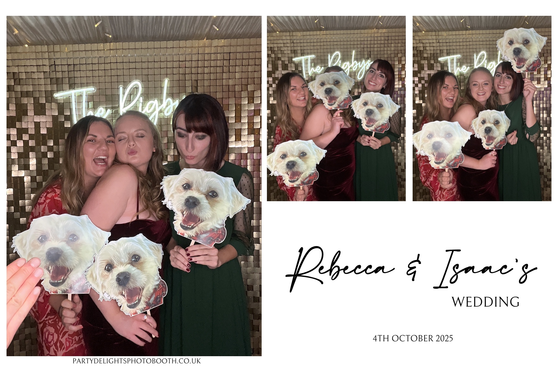 Rebecca and Isaac's Wedding | View more photos from the event at gallery.partydelightsphotobooth.co.uk/u/PartyDelightsPhotoBooth/Rebecca-and-Isaacs-Wedding