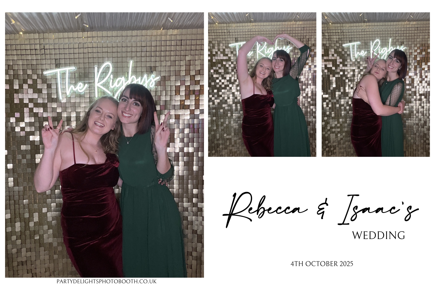 Rebecca and Isaac's Wedding | View more photos from the event at gallery.partydelightsphotobooth.co.uk/u/PartyDelightsPhotoBooth/Rebecca-and-Isaacs-Wedding