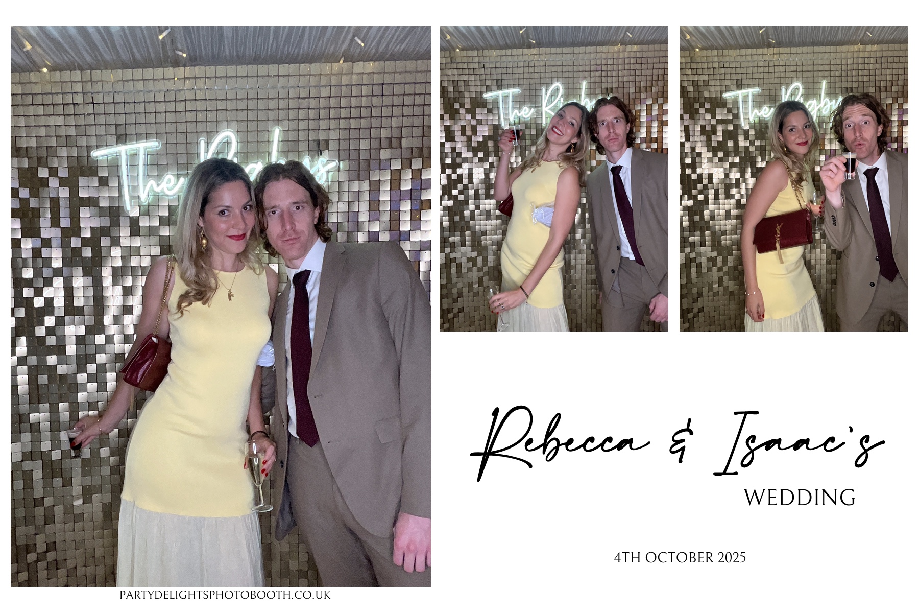 Rebecca and Isaac's Wedding | View more photos from the event at gallery.partydelightsphotobooth.co.uk/u/PartyDelightsPhotoBooth/Rebecca-and-Isaacs-Wedding