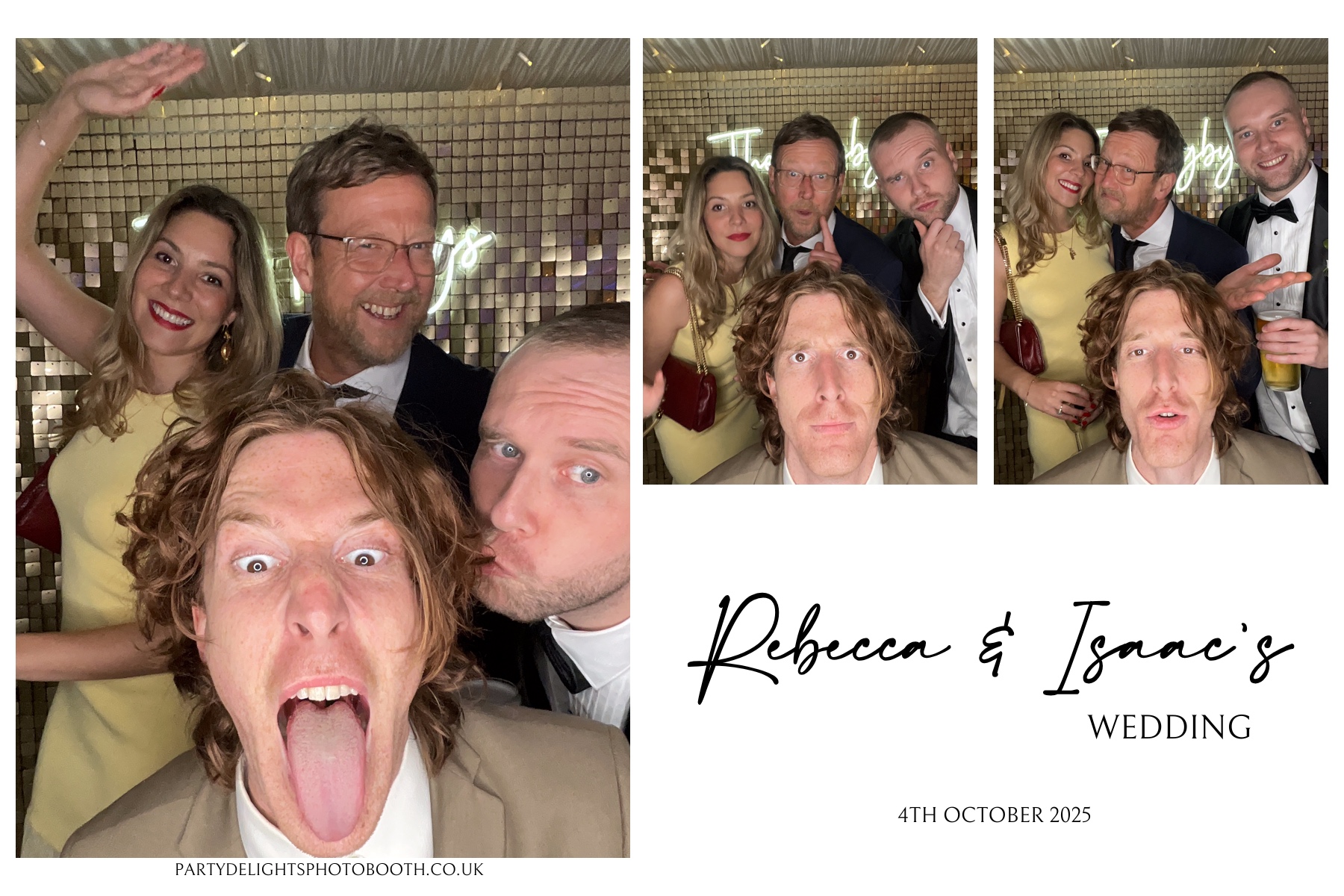 Rebecca and Isaac's Wedding | View more photos from the event at gallery.partydelightsphotobooth.co.uk/u/PartyDelightsPhotoBooth/Rebecca-and-Isaacs-Wedding