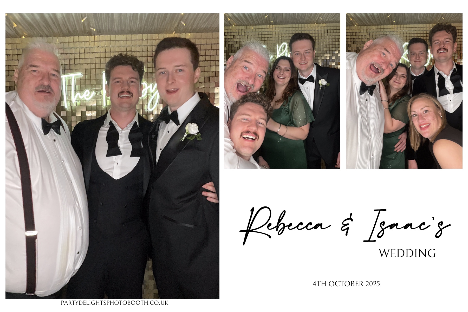 Rebecca and Isaac's Wedding | View more photos from the event at gallery.partydelightsphotobooth.co.uk/u/PartyDelightsPhotoBooth/Rebecca-and-Isaacs-Wedding